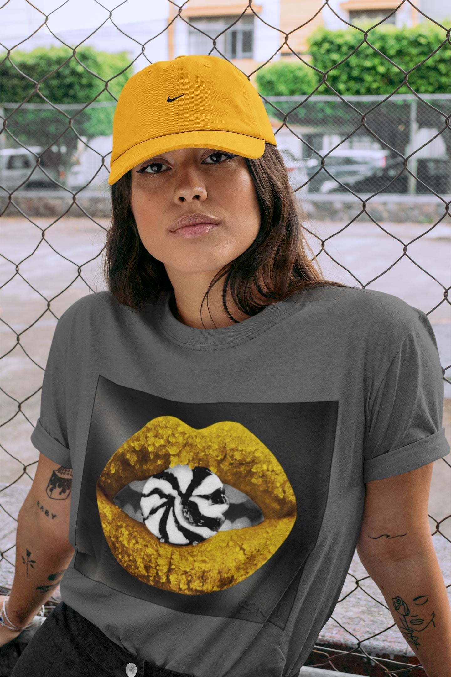 Jordan 9 University Gold Shirt To Match Jordans Lips Candy Sneaker Tees Jordan 9 University Gold Drip Gear Zone Sneaker Matching Clothing Unisex Shirts
