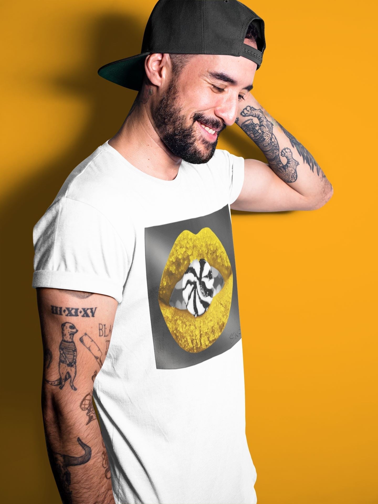 Jordan 9 University Gold Shirt To Match Jordans Lips Candy Sneaker Tees Jordan 9 University Gold Drip Gear Zone Sneaker Matching Clothing Unisex Shirts