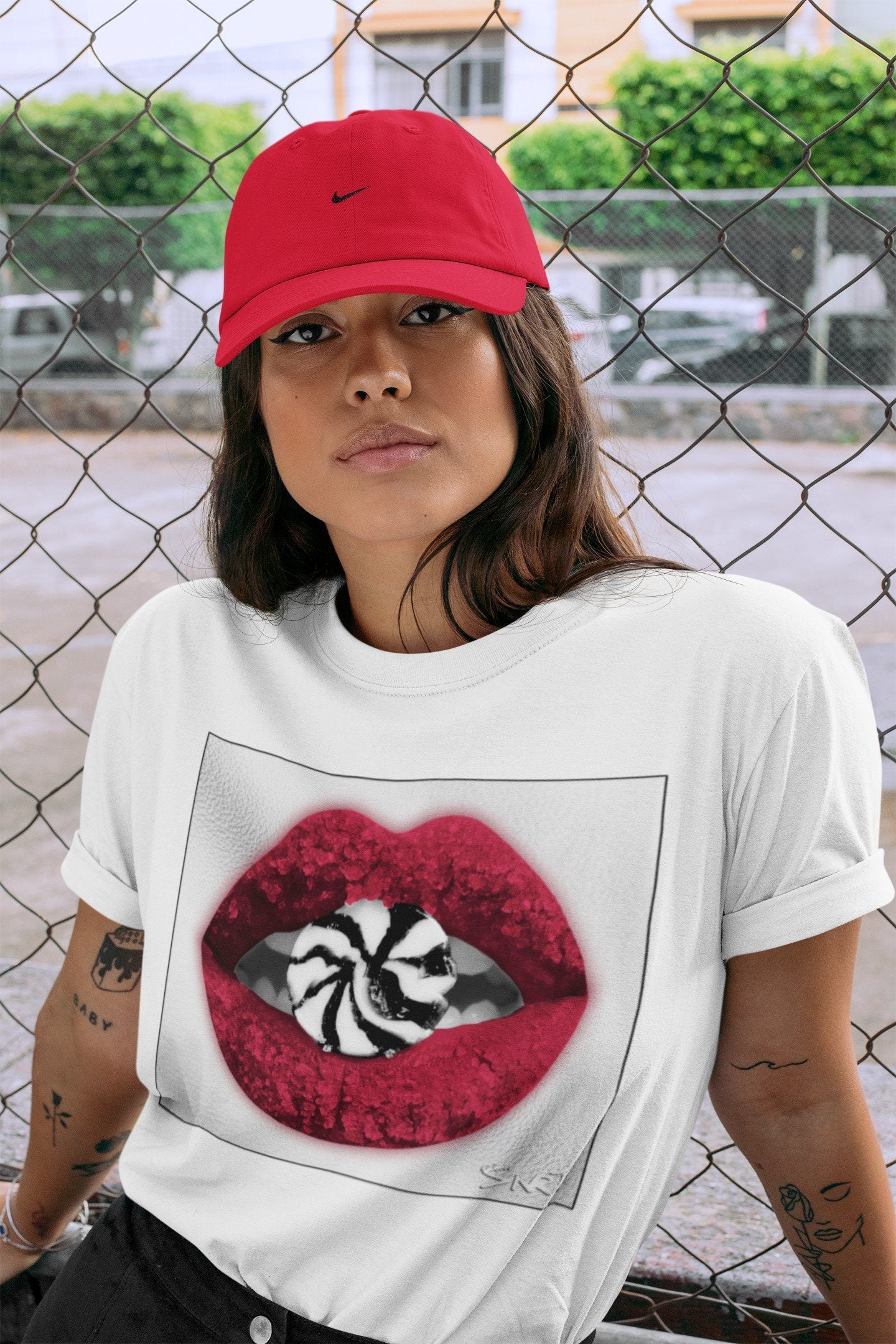 Jordan 6 Carmine Shirt To Match Jordans Lips Candy Sneaker Tees Jordan 6 Carmine Drip Gear Zone Sneaker Matching Clothing Unisex Shirts