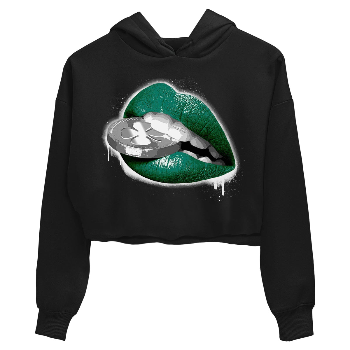Jordan 1 Gorge Green Sneaker Matching T-Shirt Lips Coin Sneaker Tees Jordan 1 Gorge Green Sneaker Release Tees Women's Shirts