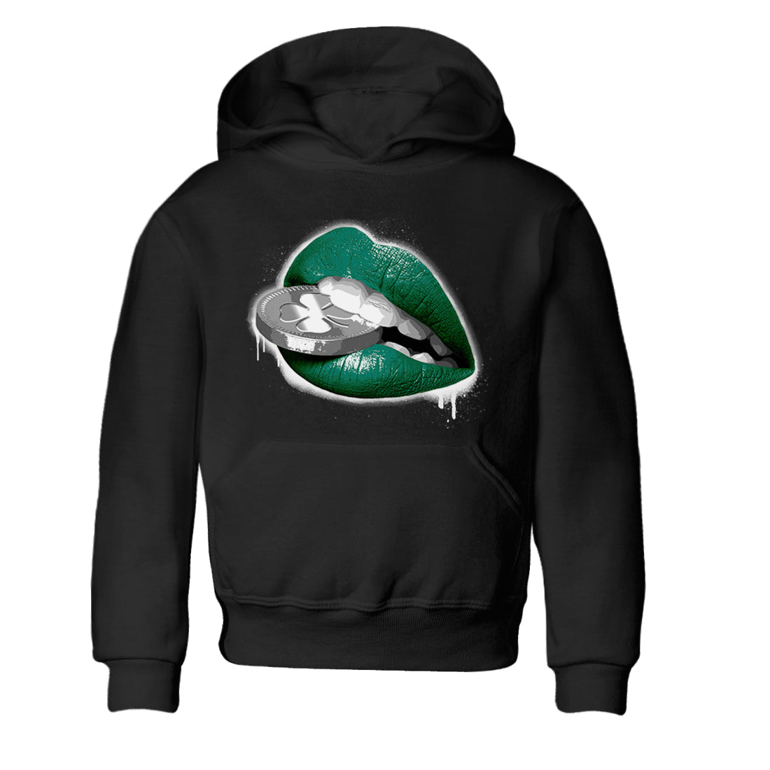 Jordan 1 Gorge Green Sneaker Matching T-Shirt Lips Coin Sneaker Tees Jordan 1 Gorge Green Sneaker Release Tees Kids Shirts