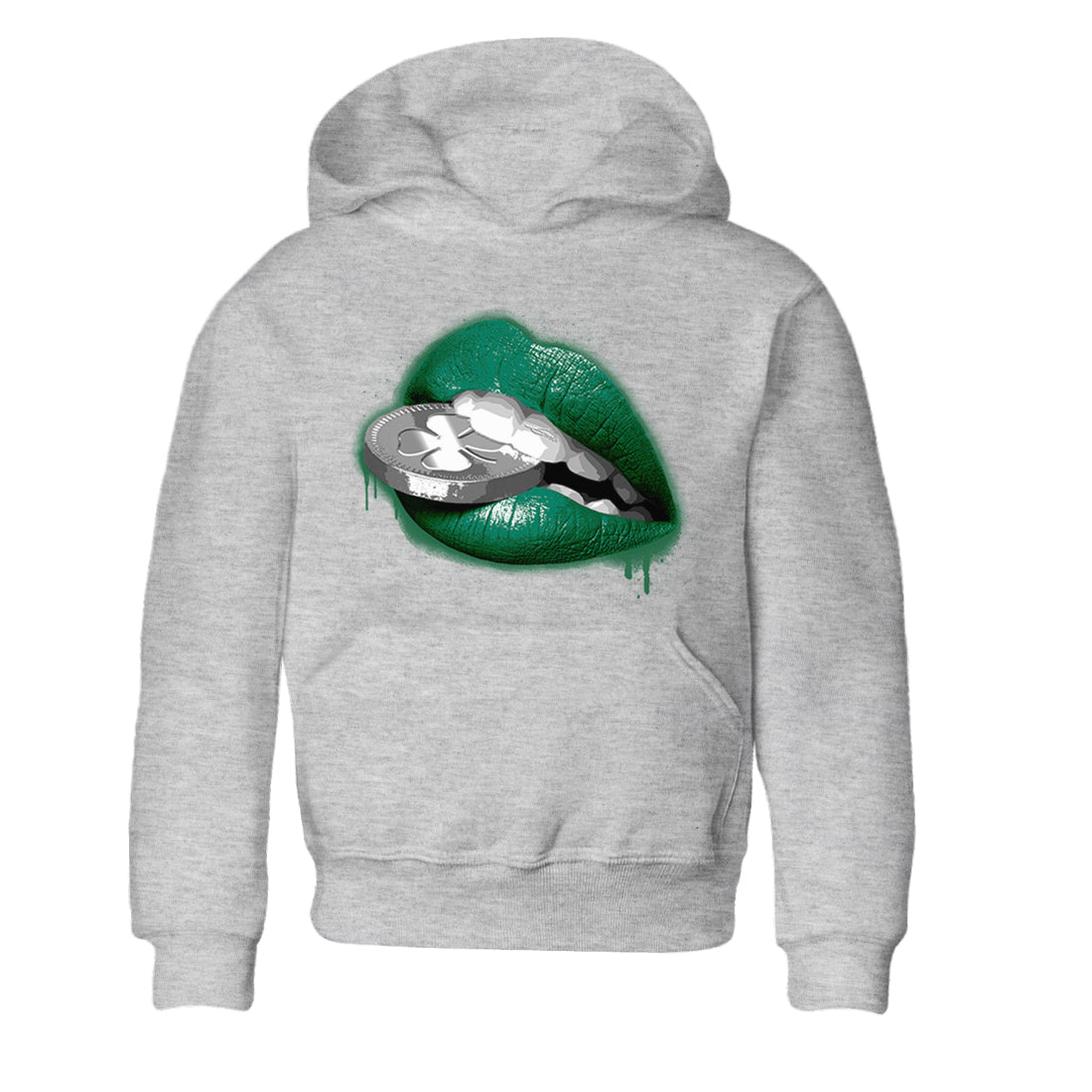 Jordan 1 Gorge Green Sneaker Matching T-Shirt Lips Coin Sneaker Tees Jordan 1 Gorge Green Sneaker Release Tees Kids Shirts