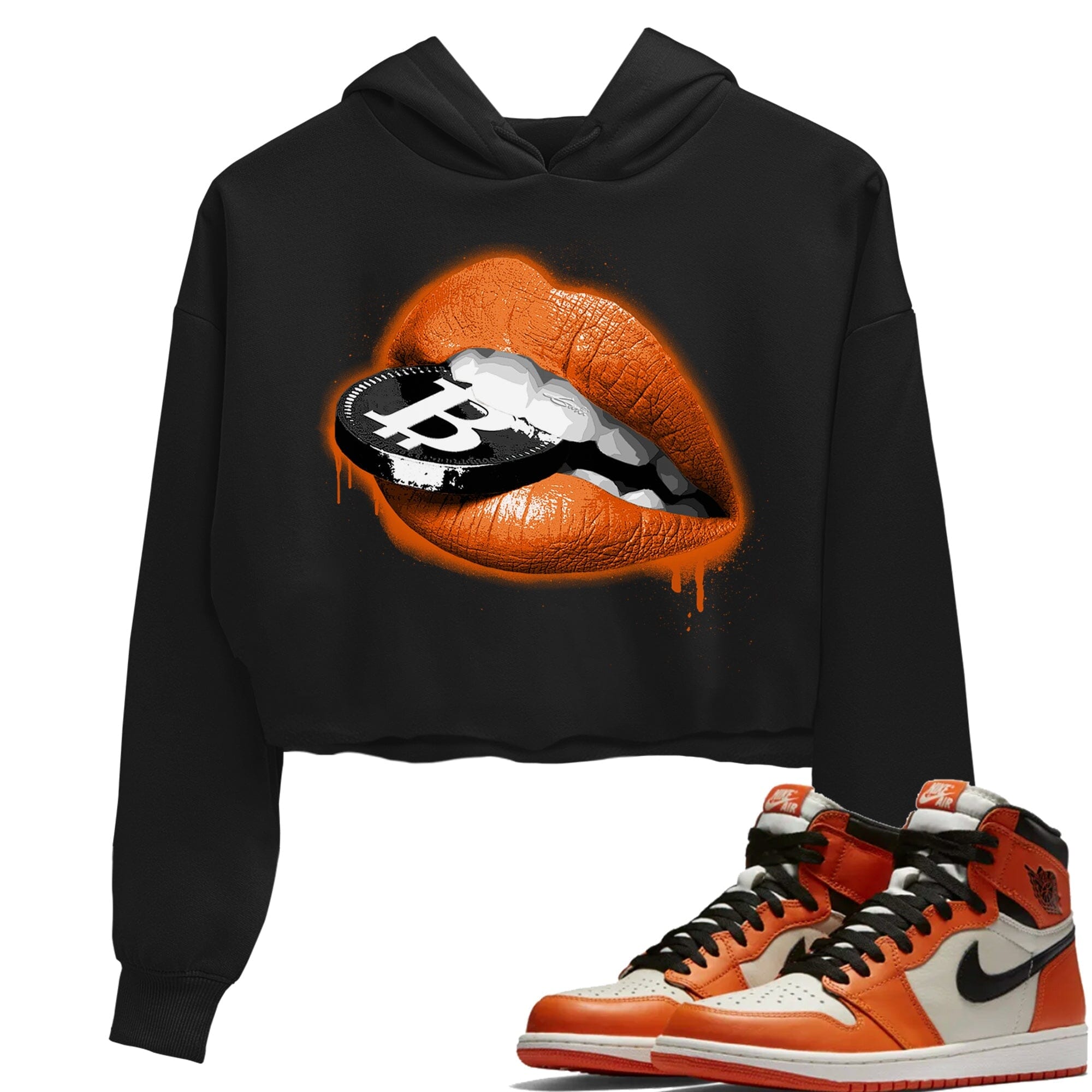Jordan 1 Shattered Backboard Away Sneaker Matching T-Shirt Lips Coin Sneaker Tees Jordan 1 Shattered Backboard Away Sneaker Release Tees Women's Shirts