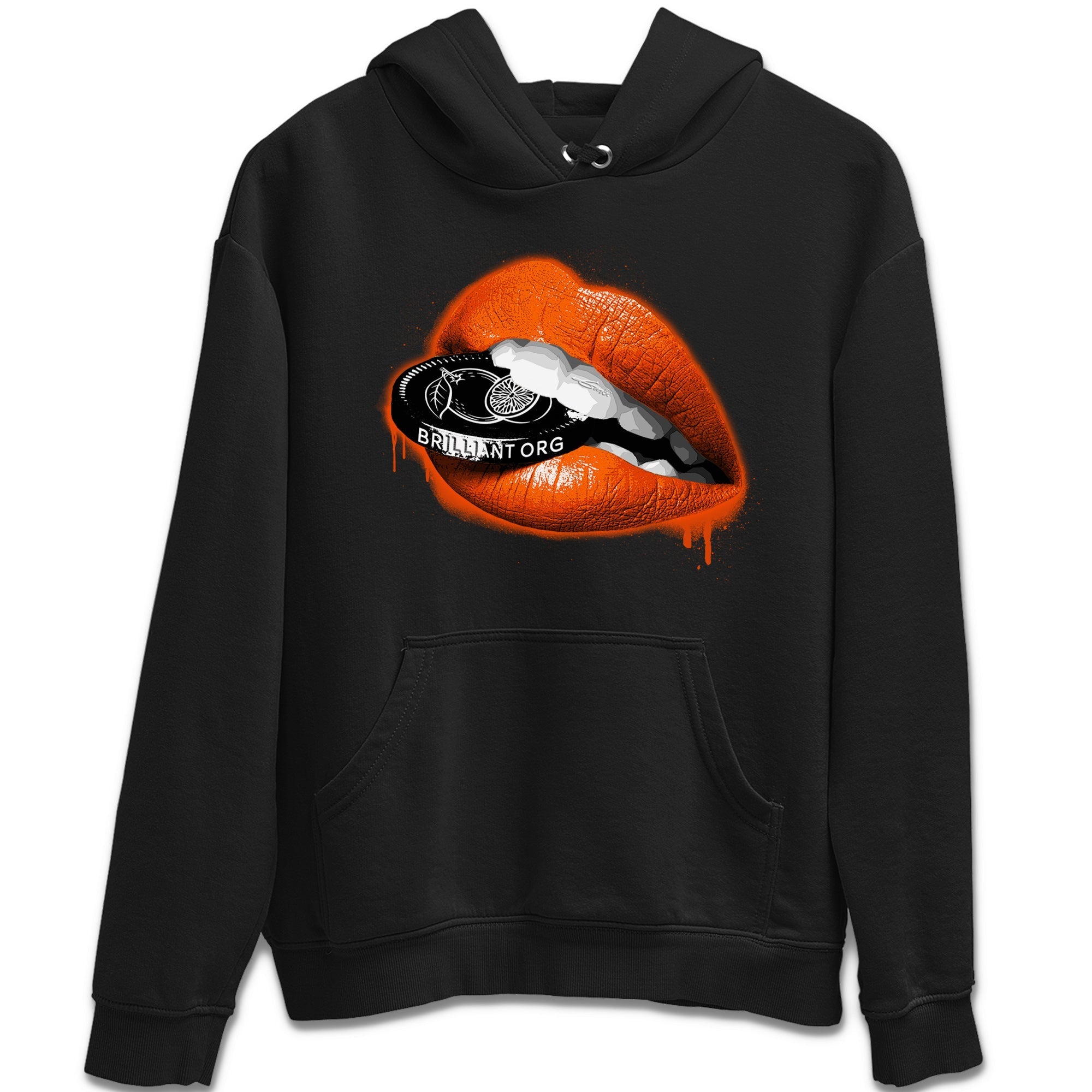 Air Jordan 12 Brilliant Orange Sneaker Match Tees Lips Coin Streetwear Sneaker Shirt 12s Brilliant Orange Tee Unisex Shirts Black 2