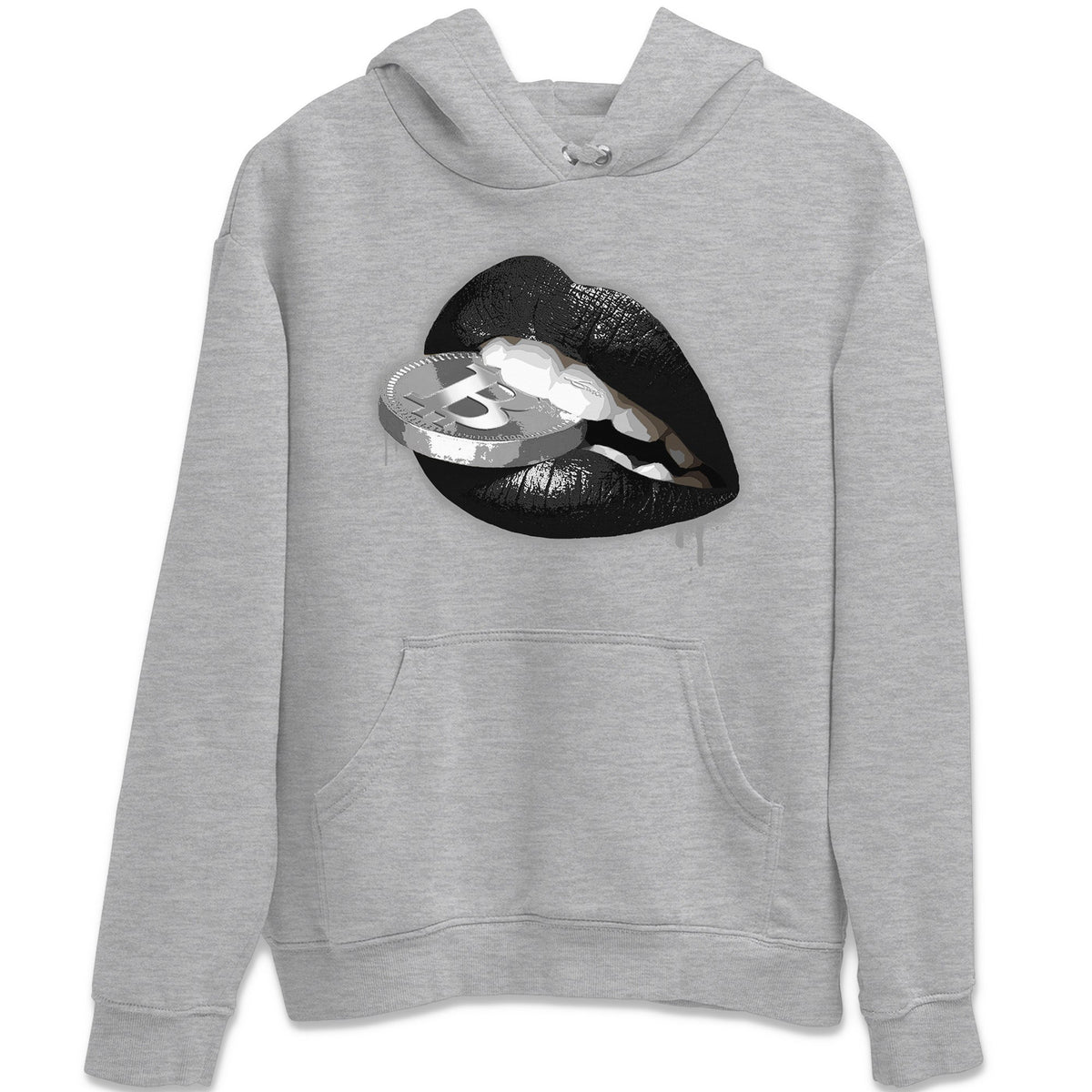 Air Jordan 14 Metallic Silver Sneaker Match Tees Lips Coin Streetwear Sneaker Shirt Jordan 14 WMNS Metallic Silver Sneaker Release Tees Unisex Shirts Heather Grey 2