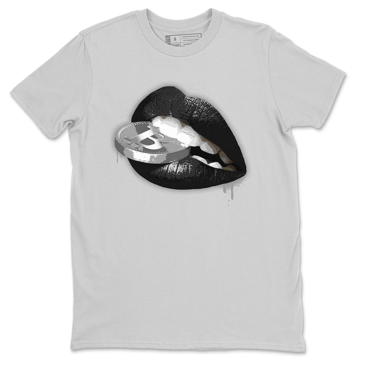 Air Jordan 14 Metallic Silver Sneaker Match Tees Lips Coin Streetwear Sneaker Shirt Jordan 14 WMNS Metallic Silver Sneaker Release Tees Unisex Shirts Silver 2