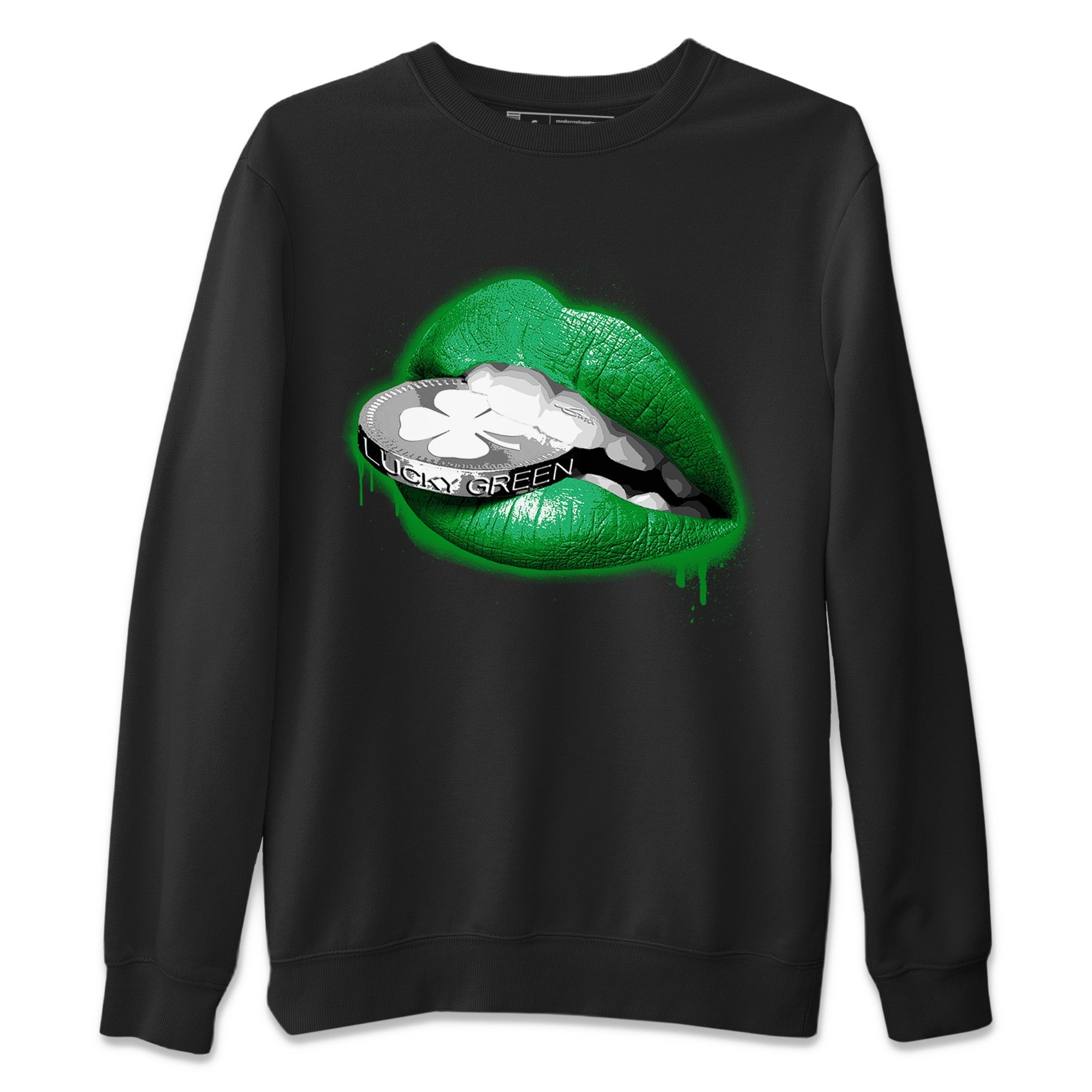 Air Jordan 3 Lucky Green Shirt To Match Jordans Lips Coin Sneaker Tees Air Jordan 3 WMNS Lucky Green Drip Gear Zone Sneaker Matching Clothing Unisex Shirts Black 2