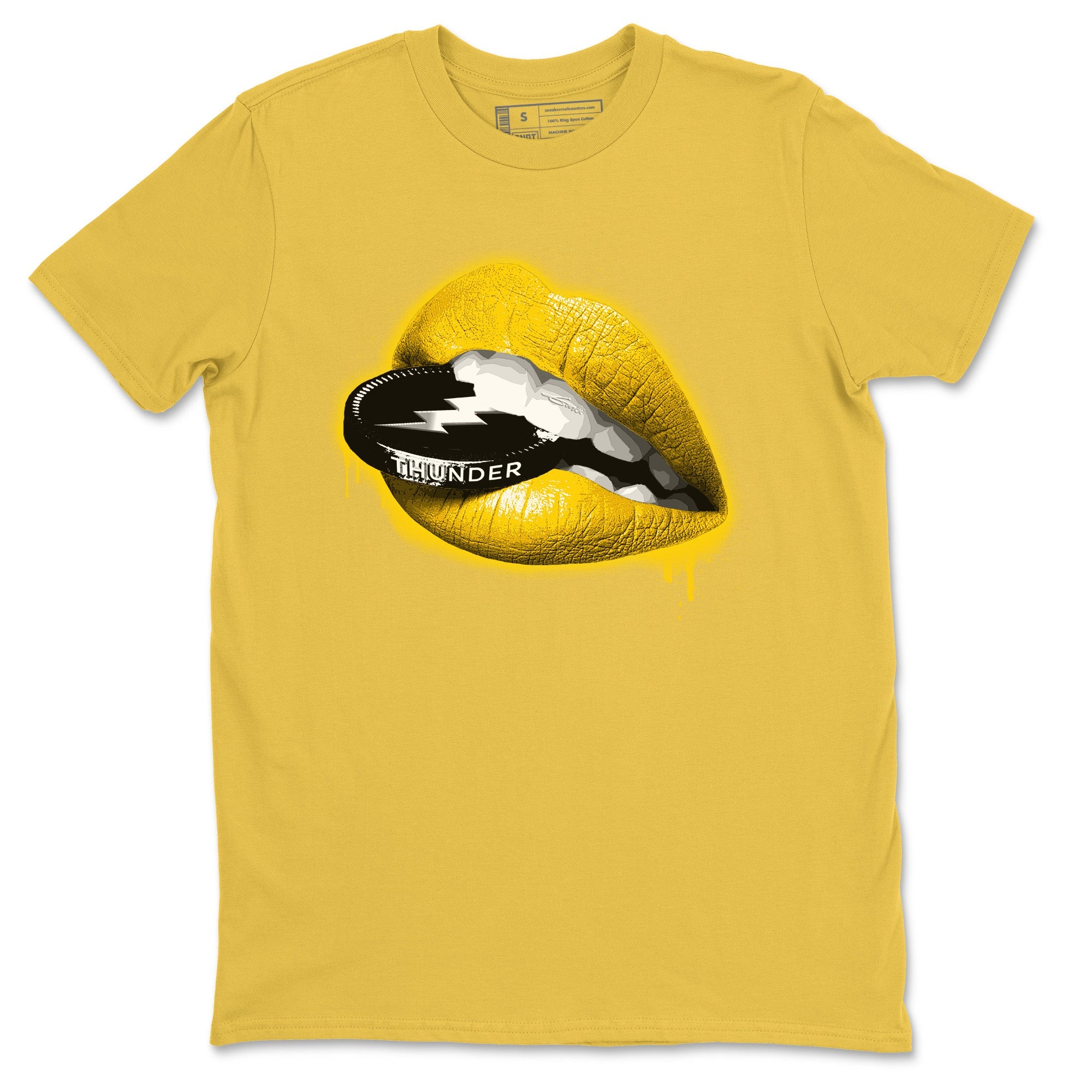 Lips Coin Unisex Tops - Air Jordan 4 Thunder