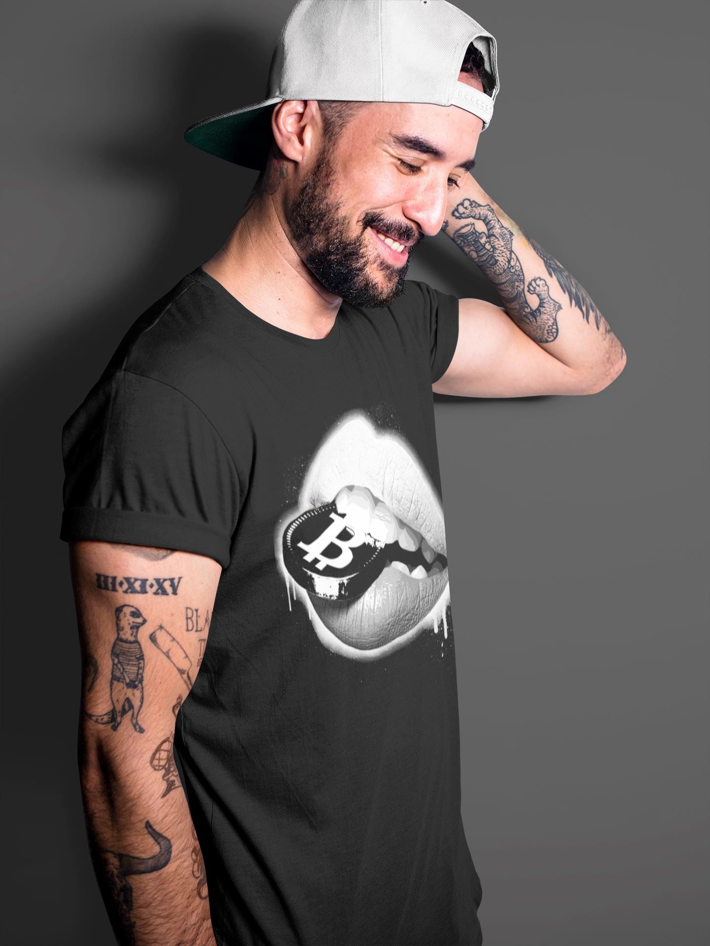 Jordan 1 Light Smoke Grey Sneaker Matching T-Shirt Lips Coin Sneaker Tees Jordan 1 Light Smoke Grey Sneaker Release Tees Crew Neck Tees