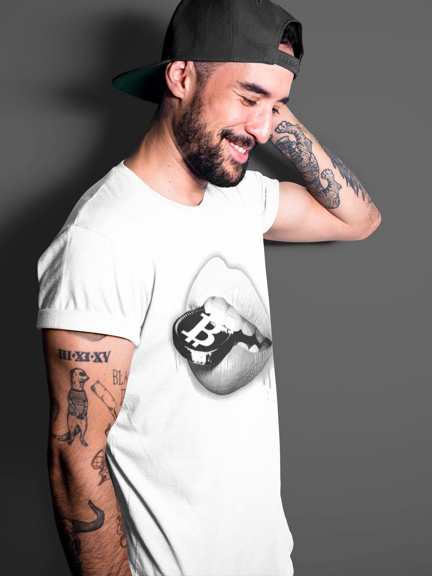 Jordan 1 Light Smoke Grey Sneaker Matching T-Shirt Lips Coin Sneaker Tees Jordan 1 Light Smoke Grey Sneaker Release Tees Crew Neck Tees