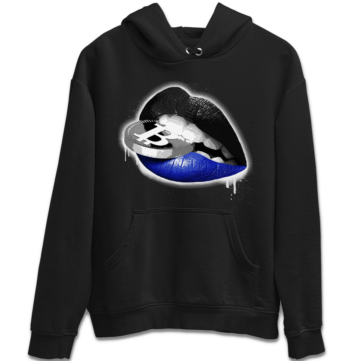 Jordan 12 Hyper Royal Sneaker Matching T-Shirt Lips Coin Sneaker Tees Jordan 12 Hyper Royal Sneaker Release Tees Crew Neck Tees