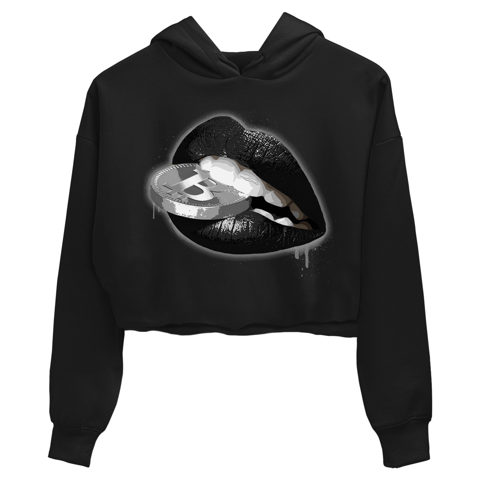 Jordan 4 Black Canvas Sneaker Matching T-Shirt Lips Coin Sneaker Tees Jordan 4 Black Canvas Sneaker Release Tees Women's Shirts