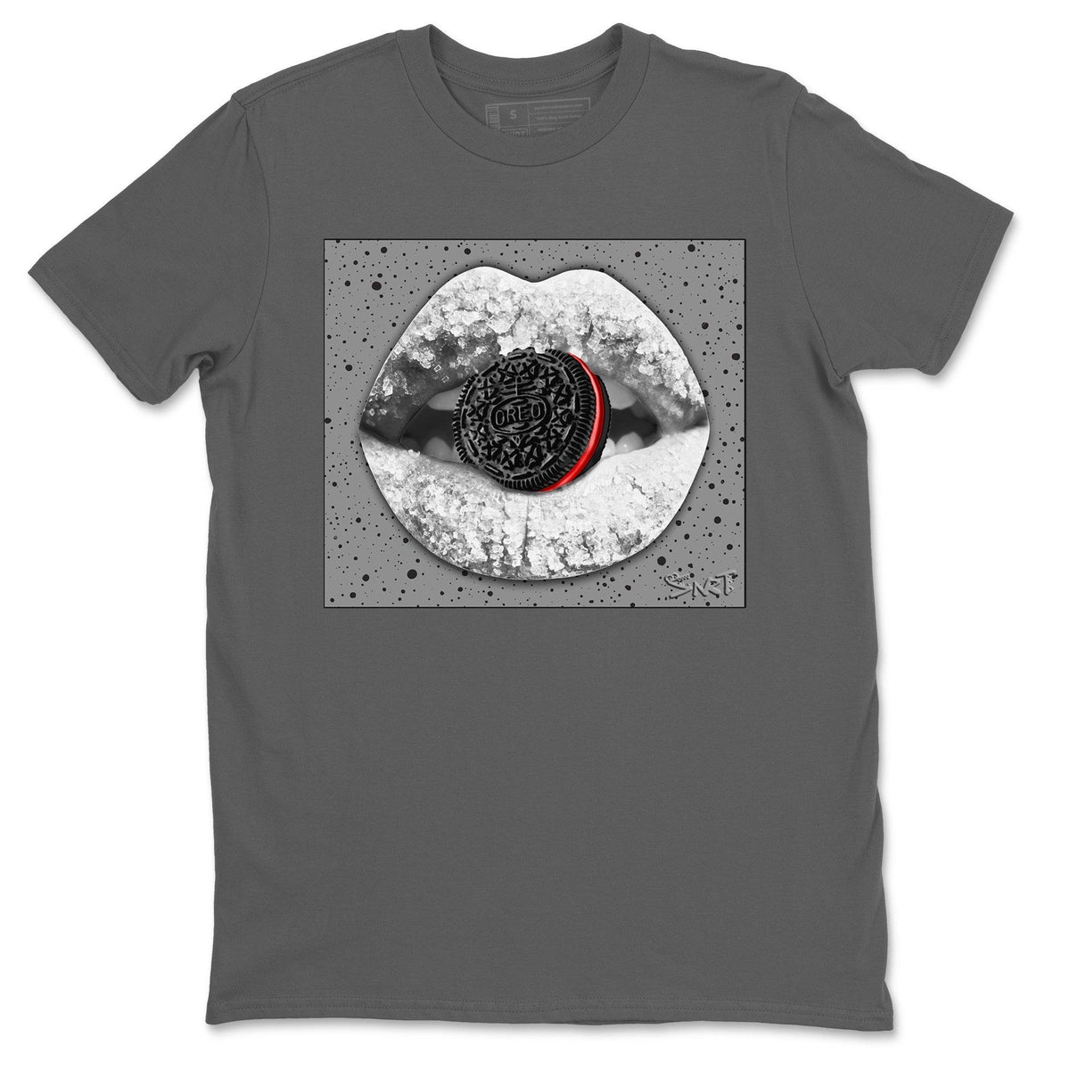Jordan 4 Tech Grey Shirt To Match Jordans Lips Cookie Sneaker Tees Jordan 4 Tech Grey Drip Gear Zone Sneaker Matching Clothing Unisex Shirts
