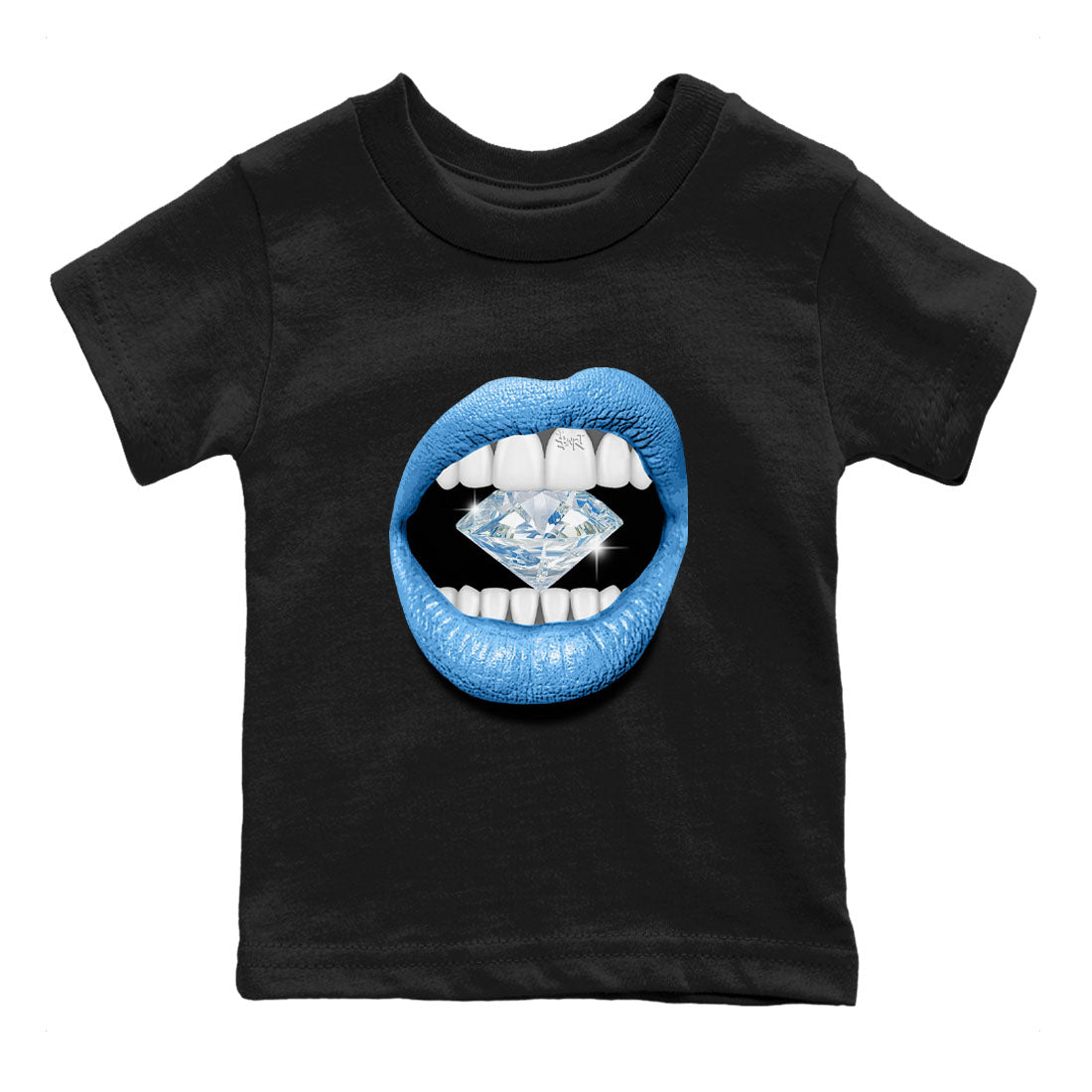 Air Jordan 1 Retro High OG UNC Toe Shirt to match Jordans Lips Diamond Streetwear Sneaker Shirt Air Jordan 1 High OG UNC Toe Tees Kids and Baby Tees Black 2