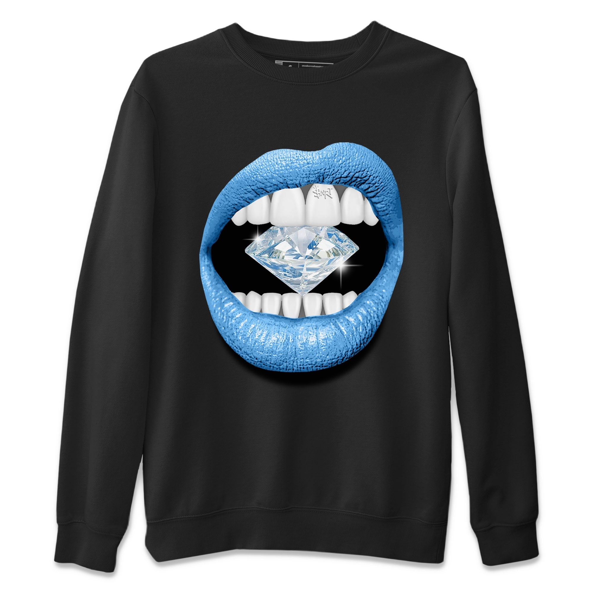 Air Jordan 1 Retro High OG UNC Toe Shirt to match Jordans Lips Diamond Streetwear Sneaker Shirt Air Jordan 1 High OG UNC Toe Tees Crew Neck T-Shirts Black 2