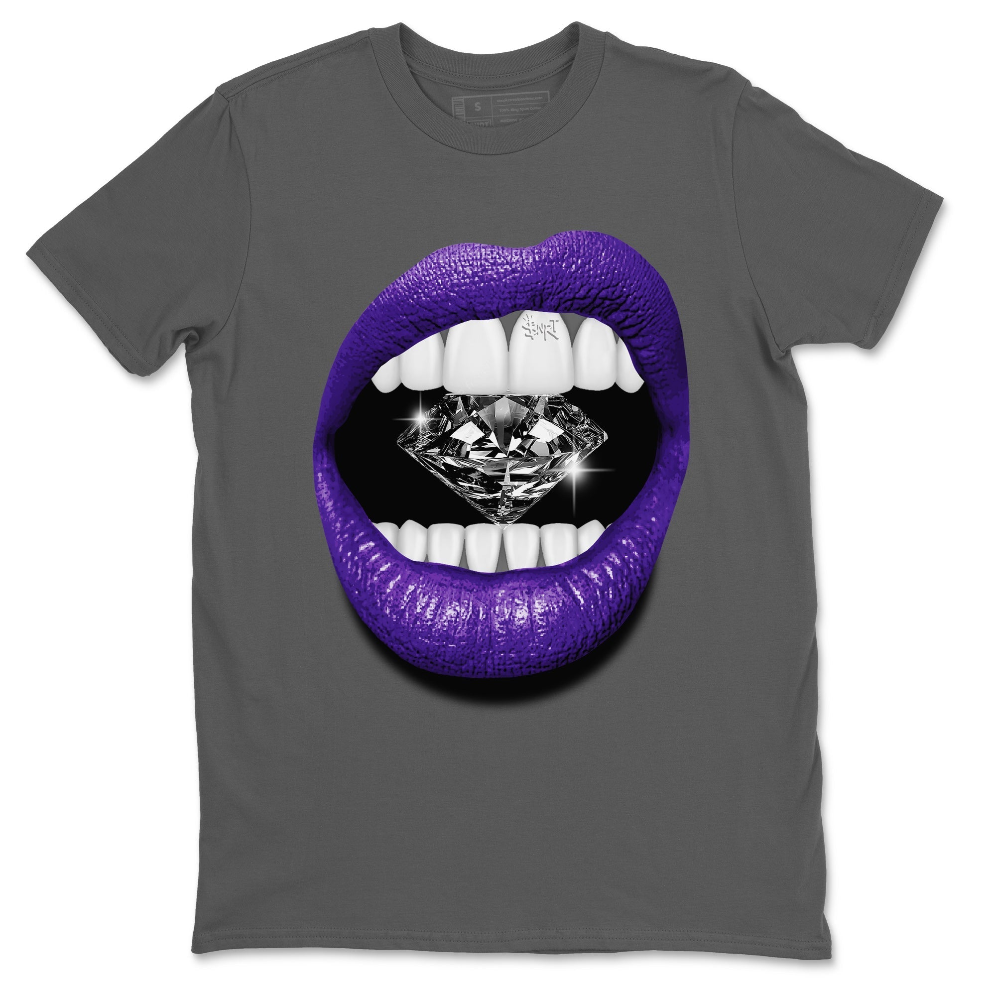 Air Jordan 12 Field Purple Sneaker Match Tees Lips Diamond Streetwear Sneaker Shirt Jordan Jordan 12 Lakers Sneaker Release Tees Unisex Shirts Cool Grey 2