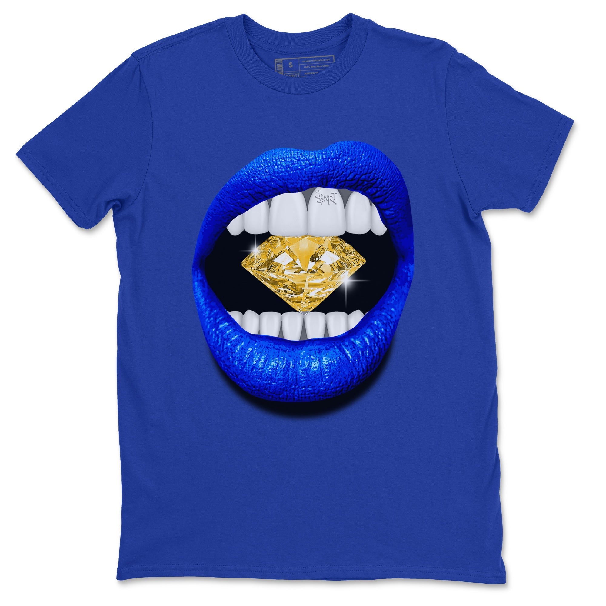 Air Jordan 14 Laney Sneaker Match Tees Lips Diamond Sneaker Tees Jordan 14 Laney Sneaker Release Tees Unisex Shirts Royal Blue 2