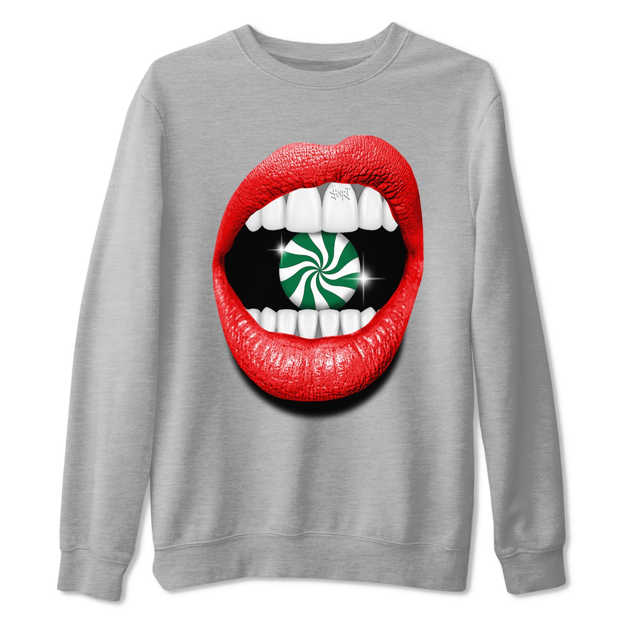 Air Jordan 2 Christmas shirt to match jordans Lips Diamond holiday christmas sneaker match tees AJ2 Low Christmas Drip Gear Zone Unisex Heather Grey 2 T-Shirt