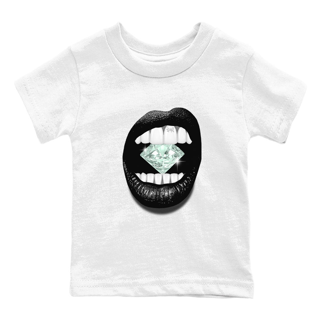 3s Green Glow shirt to match jordans Lips Diamond sneaker tees Air Jordan 3 Green Glow Drip Gear Zone baby toddler White 2 cotton Shirt