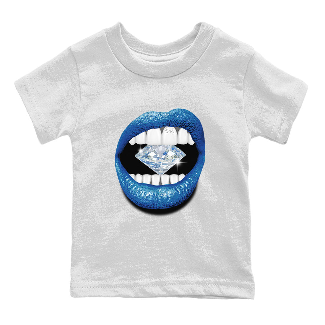 Air Jordan 3 Wizards Sneaker Match Tees Lips Diamond Streetwear Sneaker Shirt Air Jordan 3 Retro Wizards Tees Kids Shirts White 2