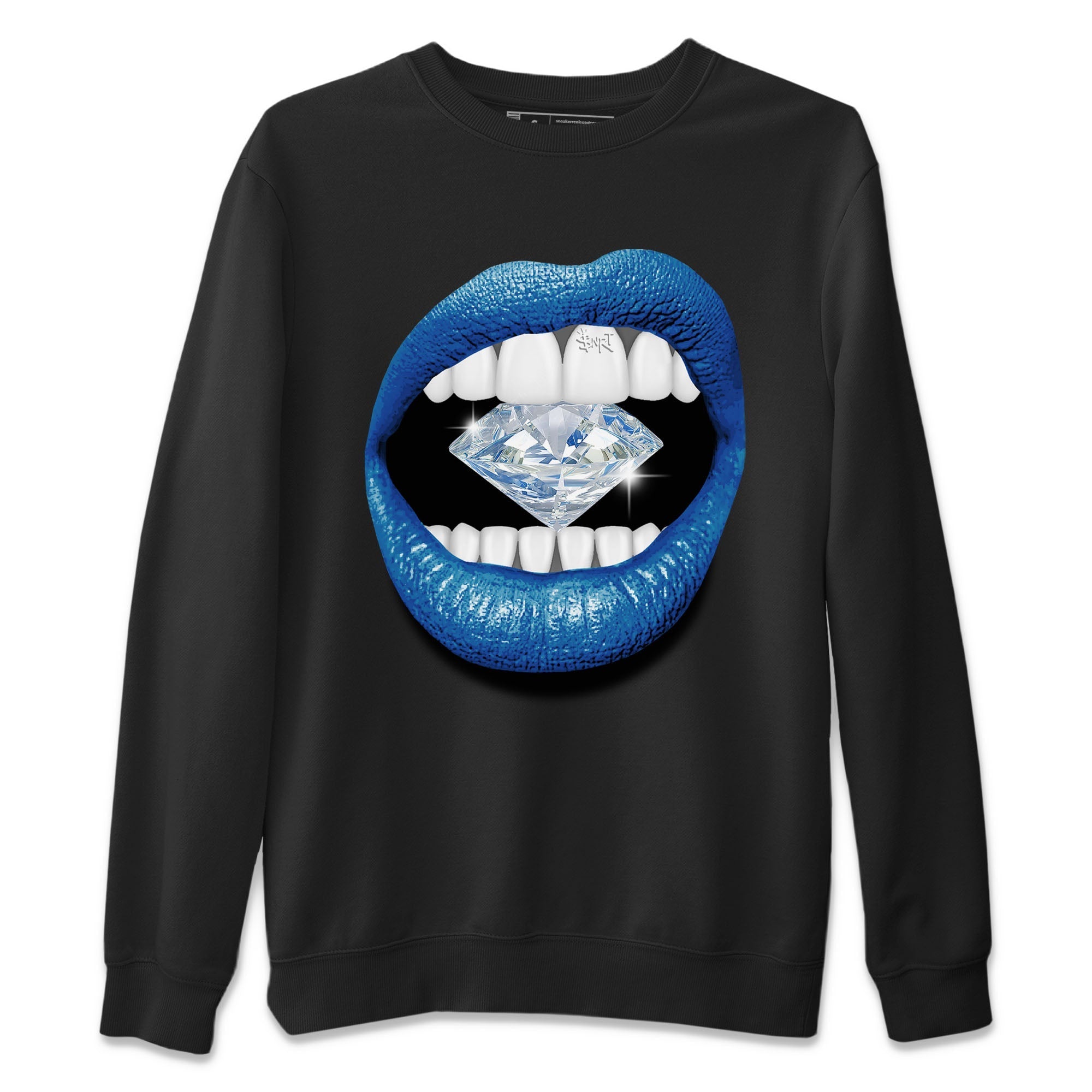 Air Jordan 3 Wizards Sneaker Match Tees Lips Diamond Streetwear Sneaker Shirt Air Jordan 3 Retro Wizards Tees Unisex Shirts Black 2