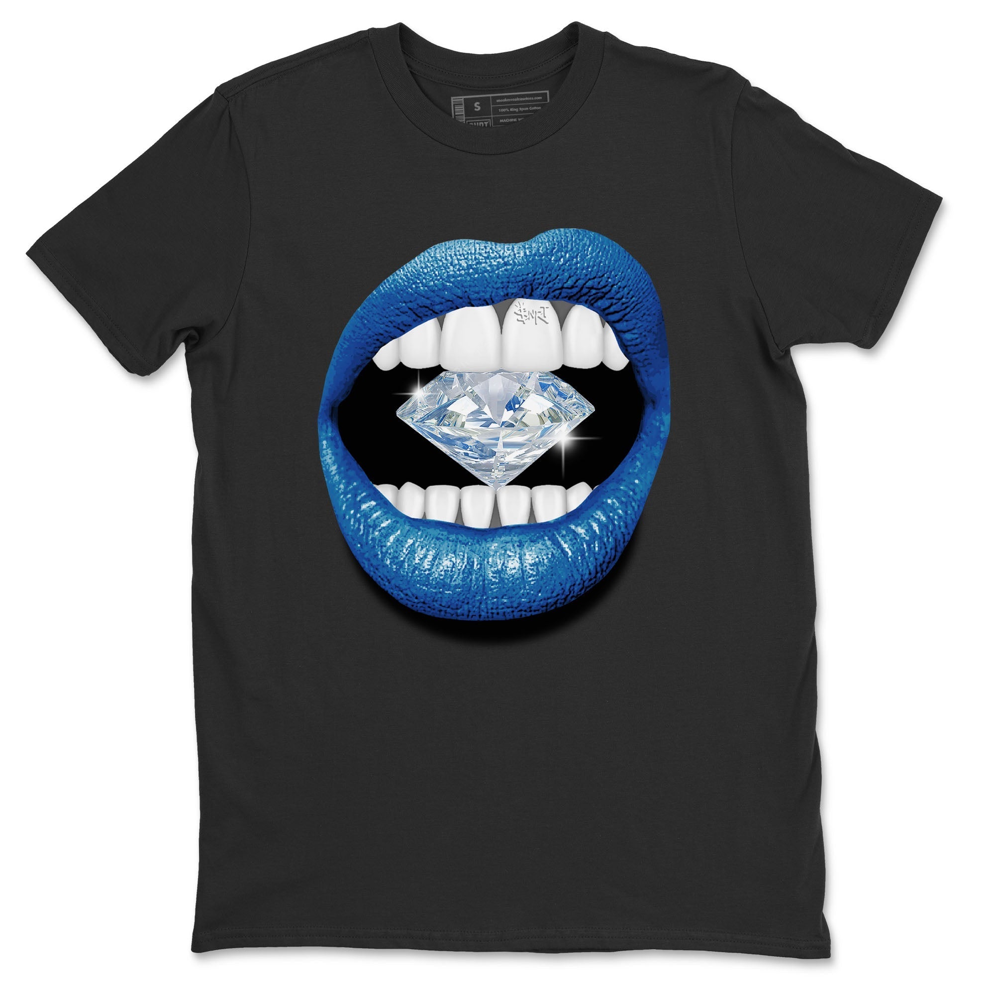 Air Jordan 3 Wizards Sneaker Match Tees Lips Diamond Streetwear Sneaker Shirt Air Jordan 3 Retro Wizards Tees Unisex Shirts Black 2