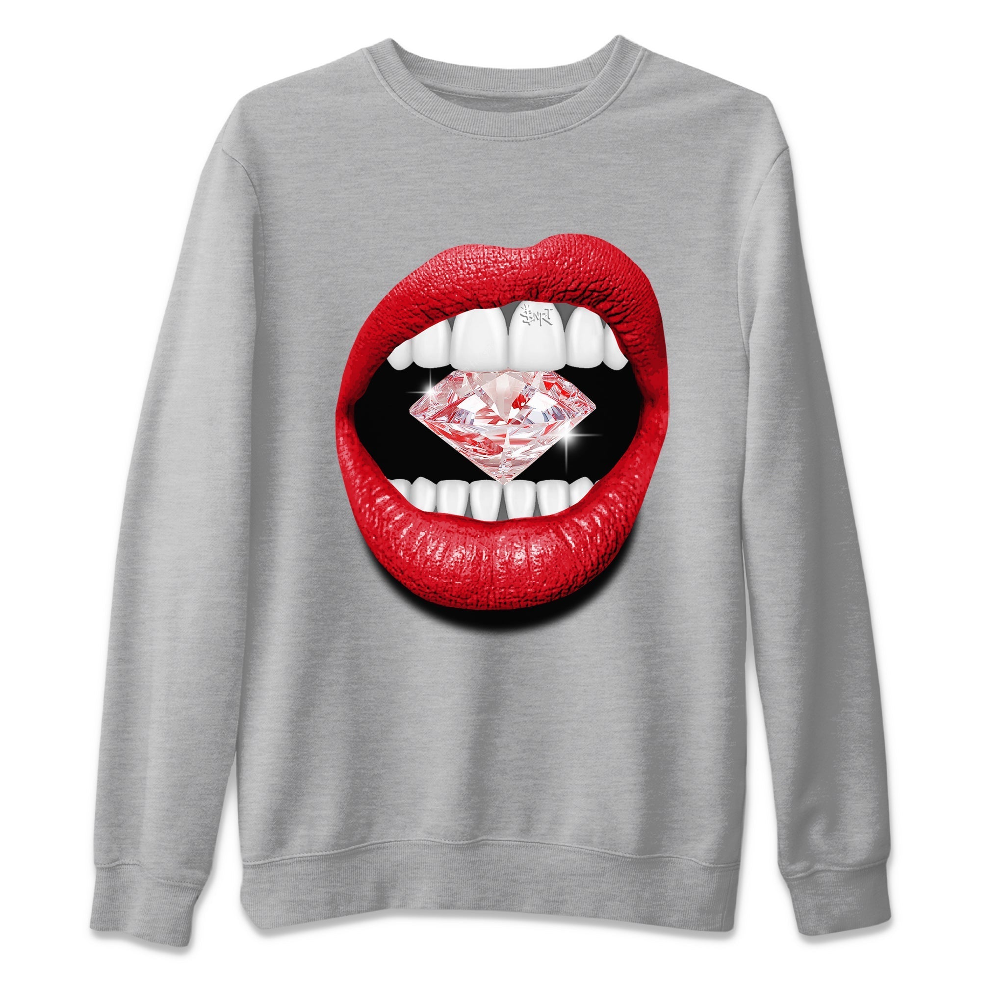 Air Jordan 6 Toro Bravo Sneaker Match Tees Lips Diamond Streetwear Sneaker Shirt Air Jordan 6 Toro Tees Unisex Shirts Heather Grey 2