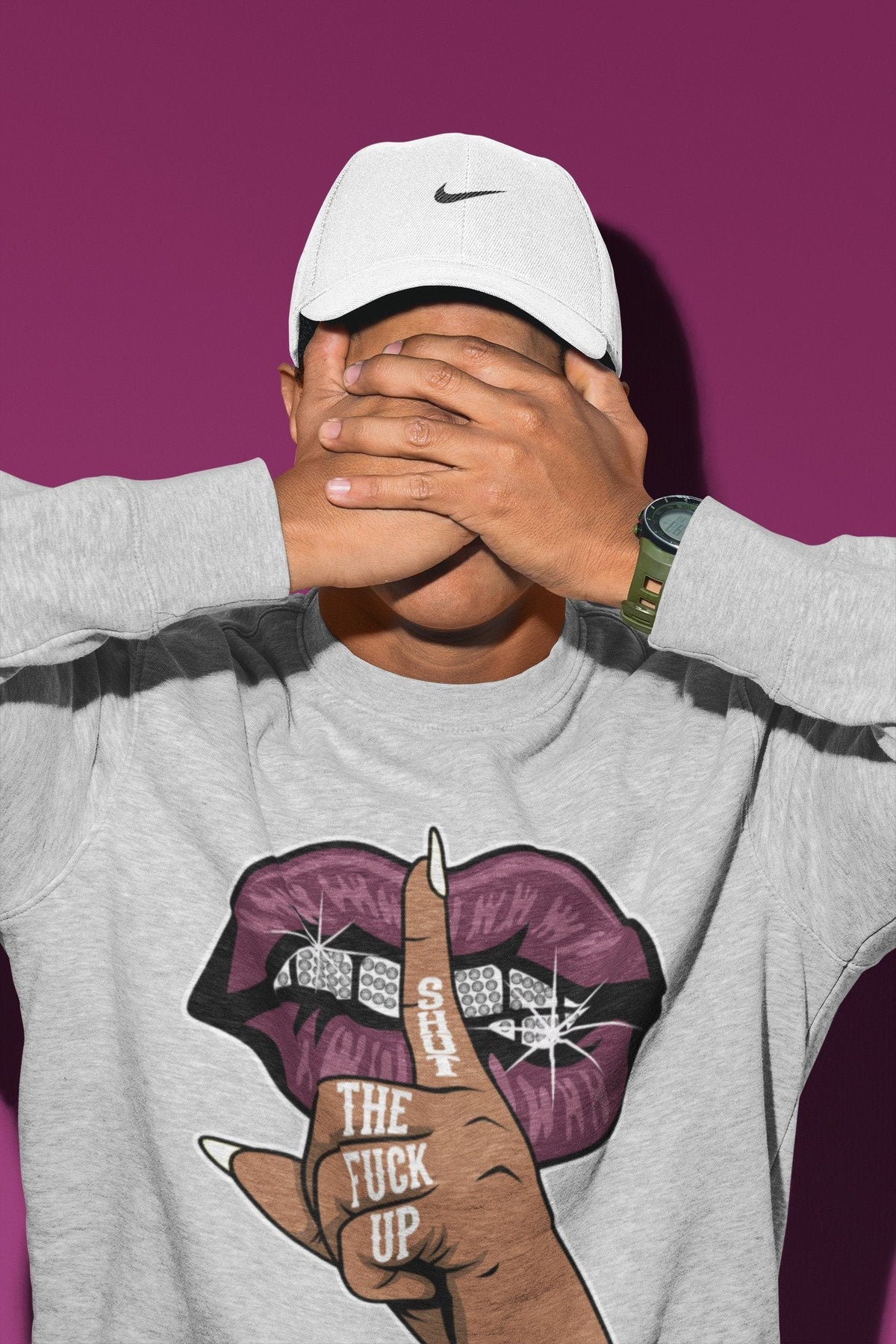 Jordan 1 Bordeaux Sneaker Matching T-Shirt Lips Hand Sneaker Tees Jordan 1 Bordeaux Sneaker Release Tees Crew Neck Tees