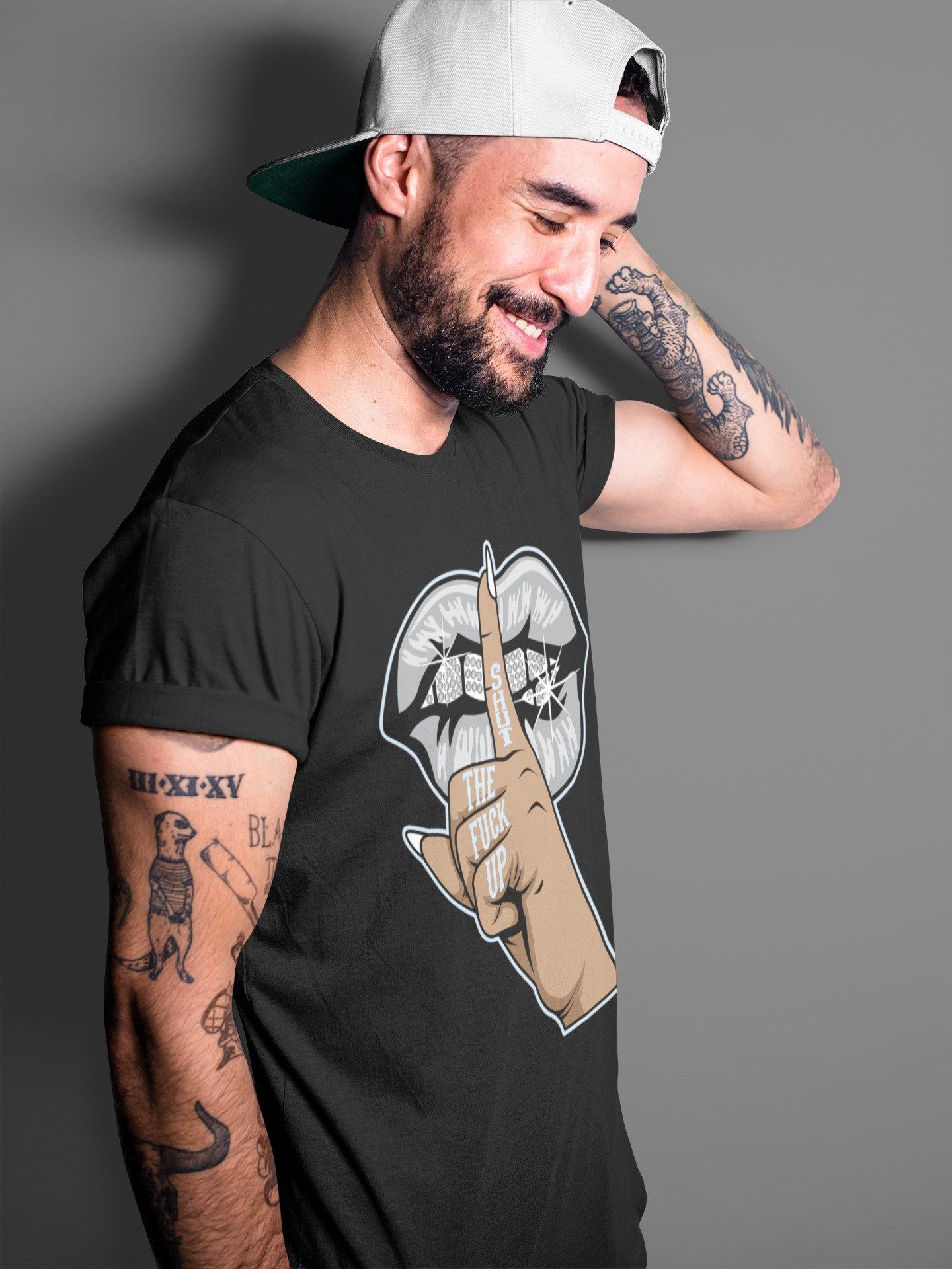 Jordan 11 Cool Grey Shirt To Match Jordans Lips Hand Sneaker Tees Jordan 11 Cool Grey Drip Gear Zone Sneaker Matching Clothing Unisex Shirts