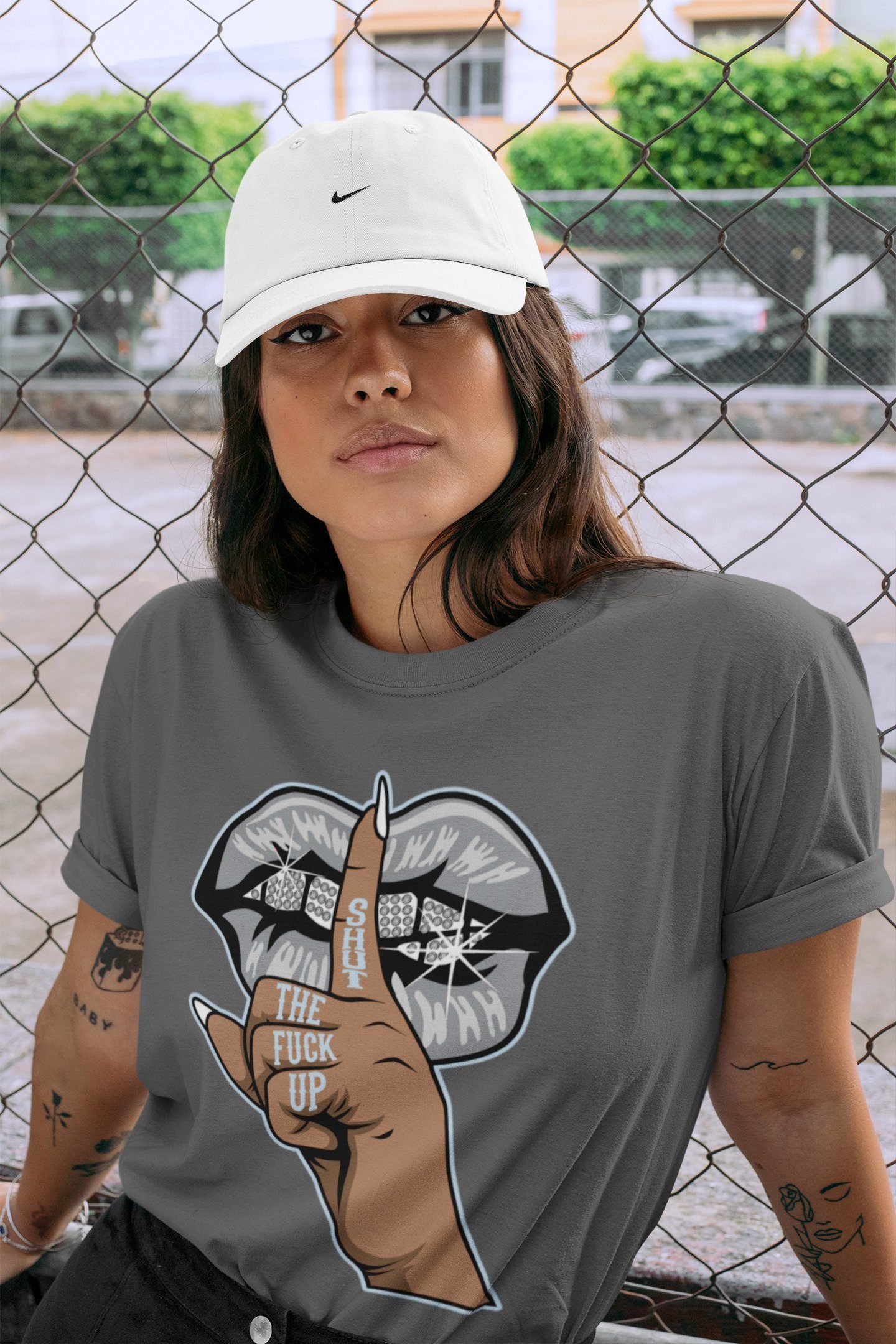 Jordan 11 Cool Grey Shirt To Match Jordans Lips Hand Sneaker Tees Jordan 11 Cool Grey Drip Gear Zone Sneaker Matching Clothing Unisex Shirts