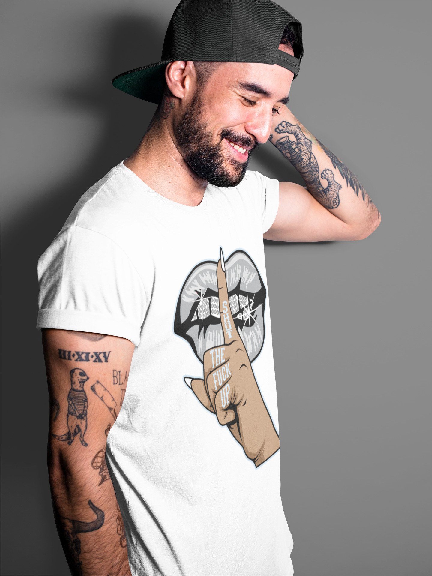 Jordan 11 Cool Grey Shirt To Match Jordans Lips Hand Sneaker Tees Jordan 11 Cool Grey Drip Gear Zone Sneaker Matching Clothing Unisex Shirts