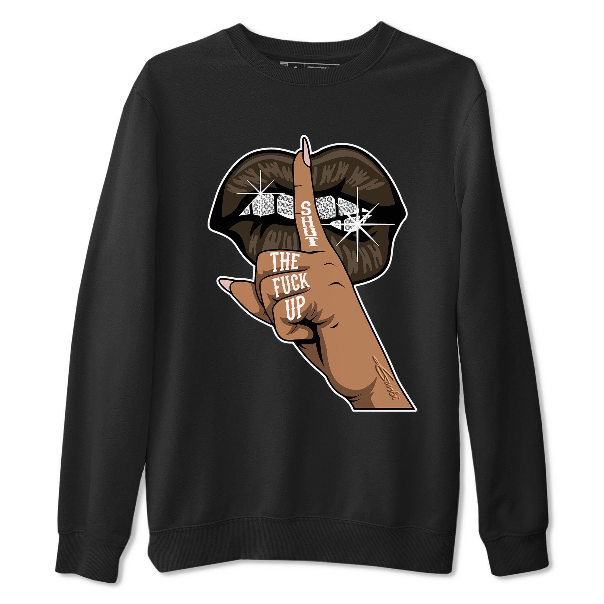 Air Jordan 11 Neapolitan shirt to match jordans Lips Hand special sneaker matching tees Jordan 11 WMNS Neapolitan Drip Gear Zone Unisex Black 2 T-Shirt