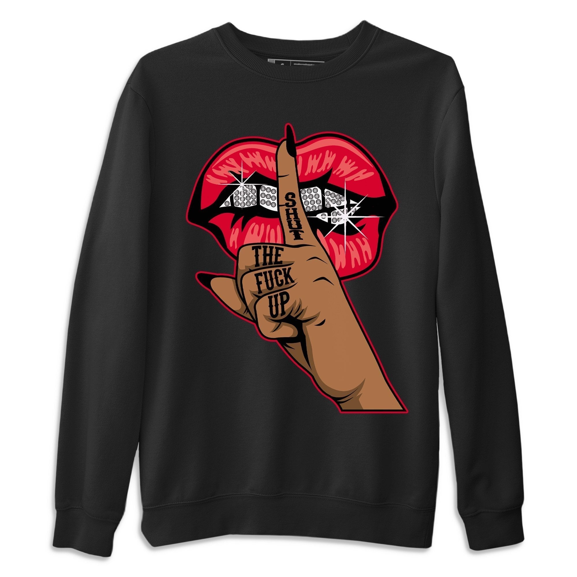 Jordan 4 Red Thunder Shirt To Match Jordans Lips Hand Sneaker Tees Jordan 4 Red Thunder Drip Gear Zone Sneaker Matching Clothing Unisex Shirts