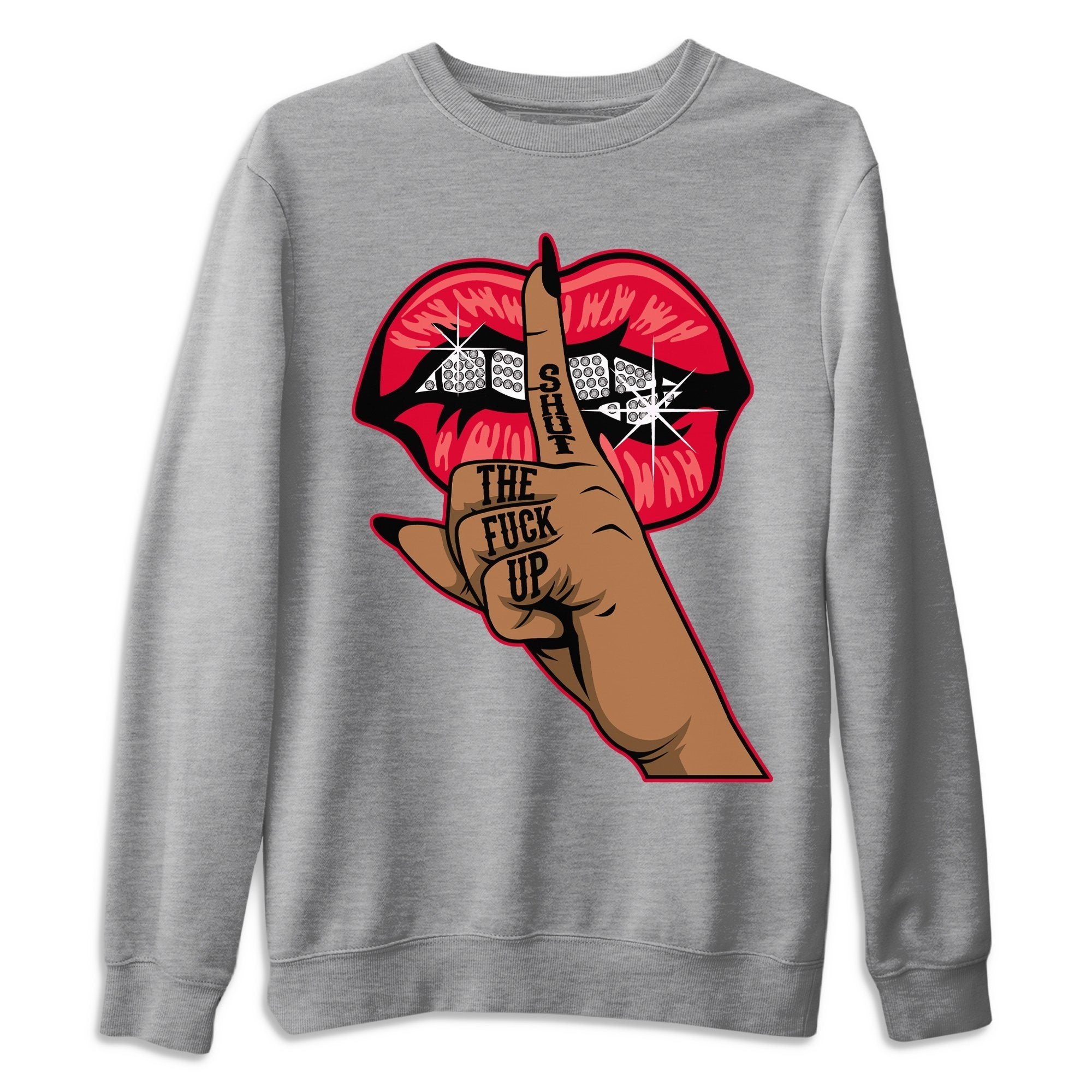 Jordan 4 Red Thunder Shirt To Match Jordans Lips Hand Sneaker Tees Jordan 4 Red Thunder Drip Gear Zone Sneaker Matching Clothing Unisex Shirts