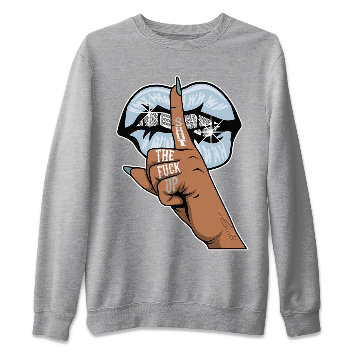 Jordan 5 Blue Bird Shirt To Match Jordans Lips Hand Sneaker Tees Jordan 5 Blue Bird Drip Gear Zone Sneaker Matching Clothing Unisex Shirts