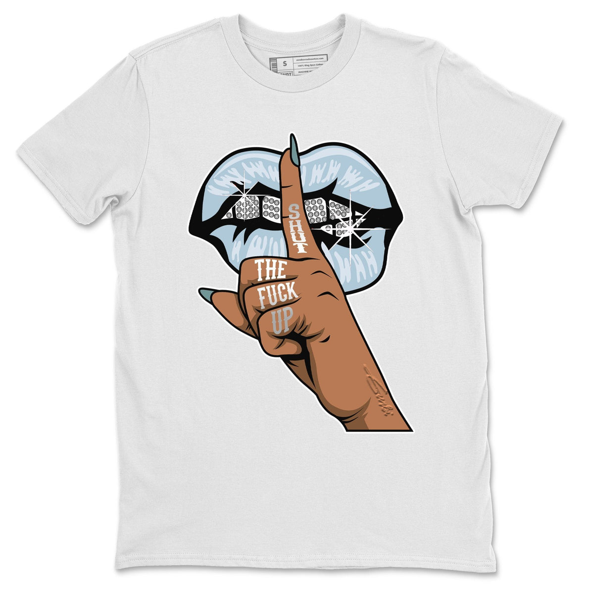 Jordan 5 Blue Bird Shirt To Match Jordans Lips Hand Sneaker Tees Jordan 5 Blue Bird Drip Gear Zone Sneaker Matching Clothing Unisex Shirts