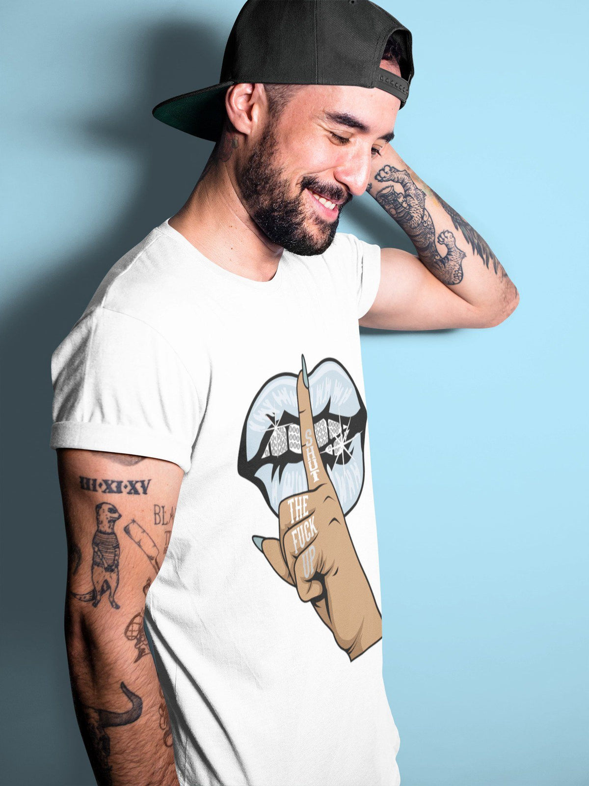 Jordan 5 Blue Bird Shirt To Match Jordans Lips Hand Sneaker Tees Jordan 5 Blue Bird Drip Gear Zone Sneaker Matching Clothing Unisex Shirts