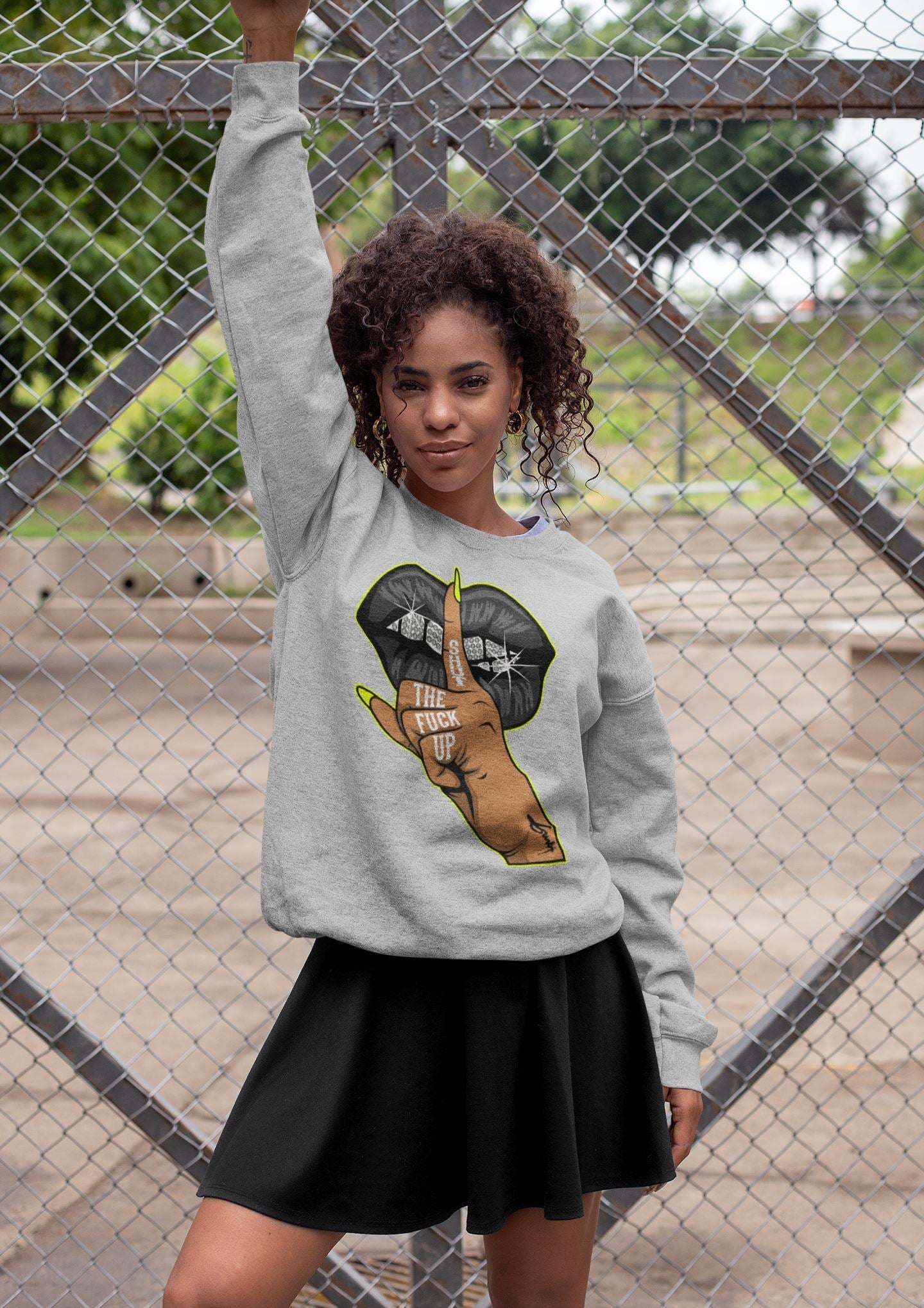 Jordan 1 Visionaire Sneaker Matching T-Shirt Lips Hand Sneaker Tees Jordan 1 Visionaire Sneaker Release Tees Crew Neck Tees