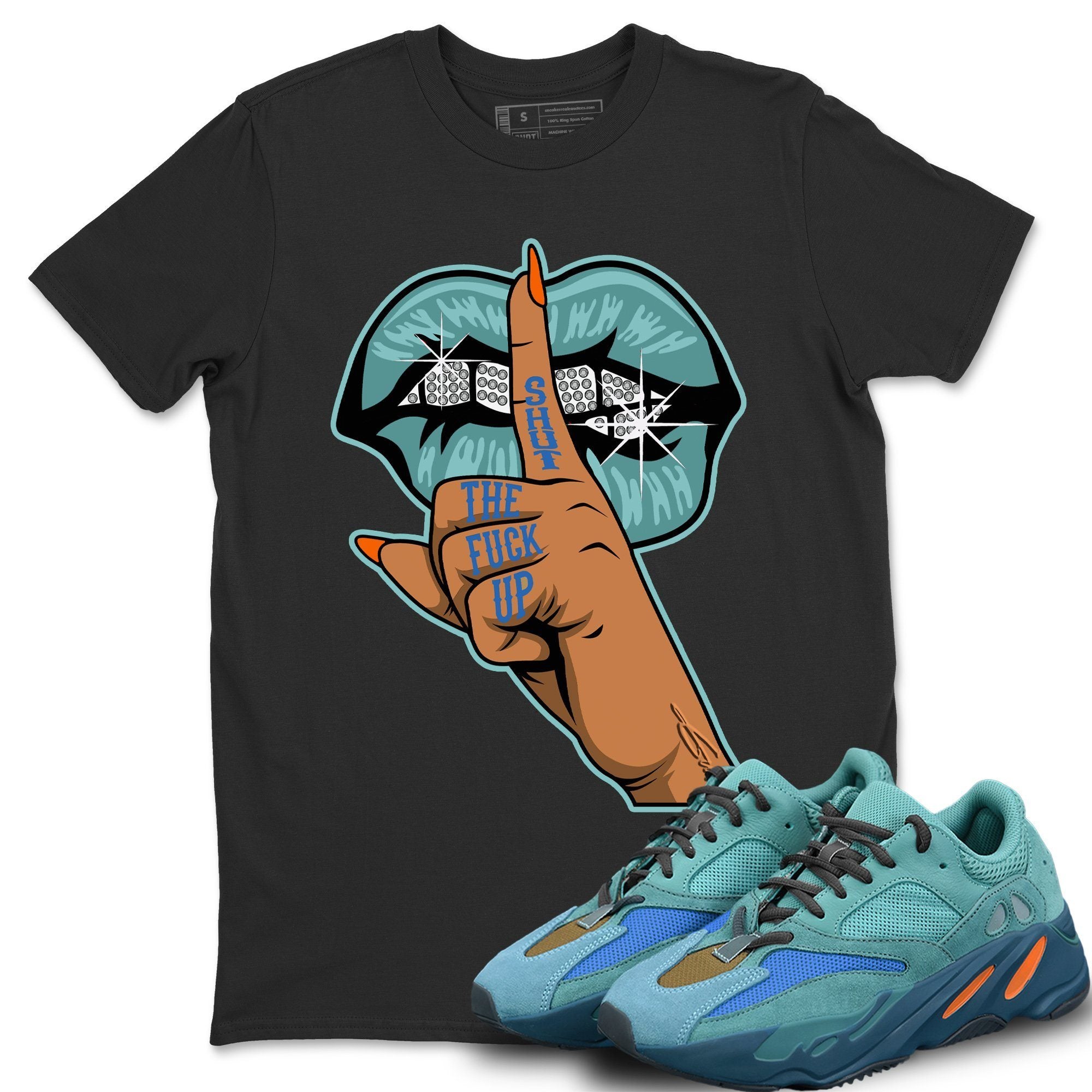 Yeezy 700 Faded Azure Shirt To Match Jordans Lips Hand Sneaker Tees Yeezy 700 Faded Azure Drip Gear Zone Sneaker Matching Clothing Unisex Shirts