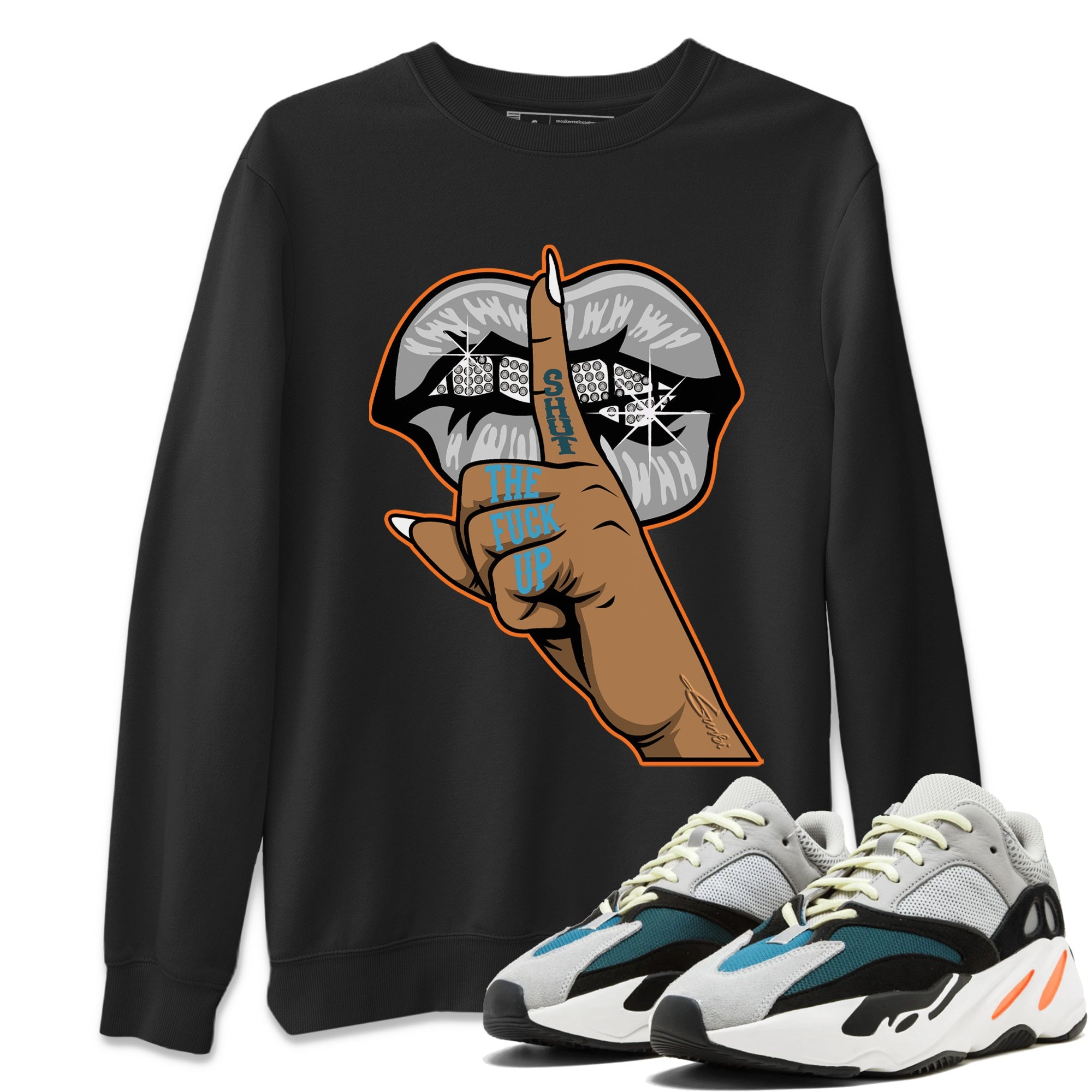 Yeezy 700 Wave Runner Shirt To Match Jordans Lips Hand Sneaker Tees Yeezy 700 Wave Runner Drip Gear Zone Sneaker Matching Clothing Unisex Shirts