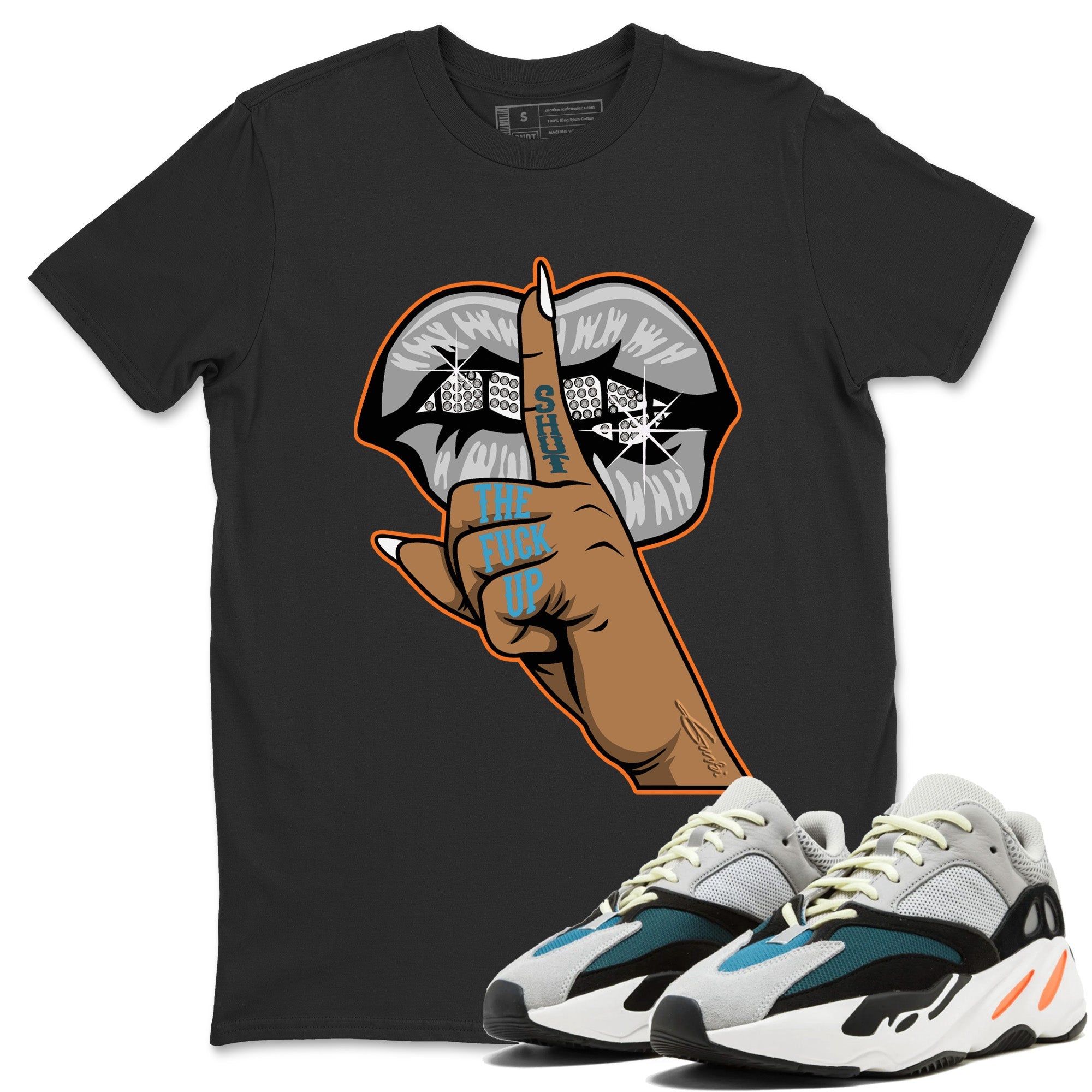 Yeezy 700 Wave Runner Shirt To Match Jordans Lips Hand Sneaker Tees Yeezy 700 Wave Runner Drip Gear Zone Sneaker Matching Clothing Unisex Shirts