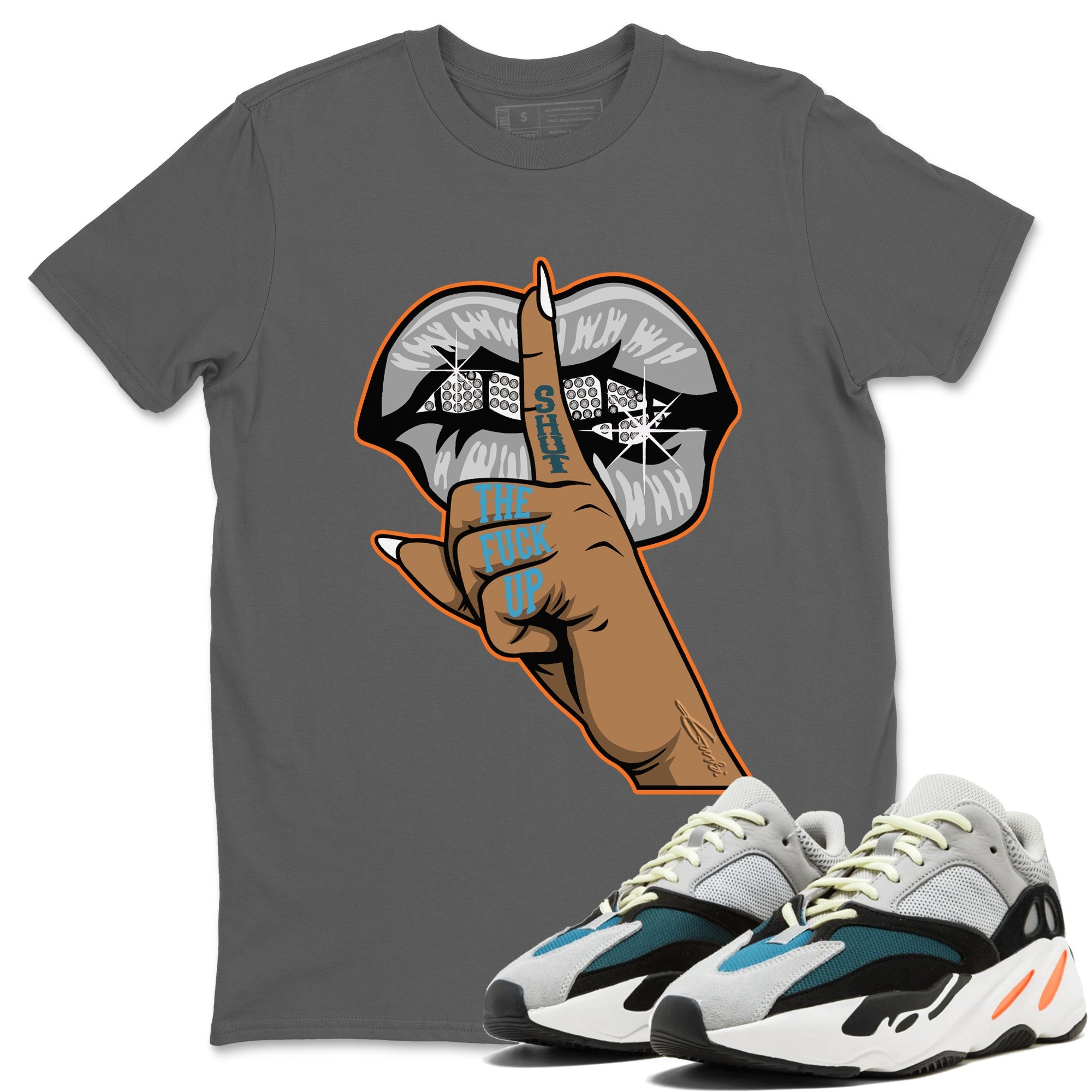 Yeezy 700 Wave Runner Shirt To Match Jordans Lips Hand Sneaker Tees Yeezy 700 Wave Runner Drip Gear Zone Sneaker Matching Clothing Unisex Shirts