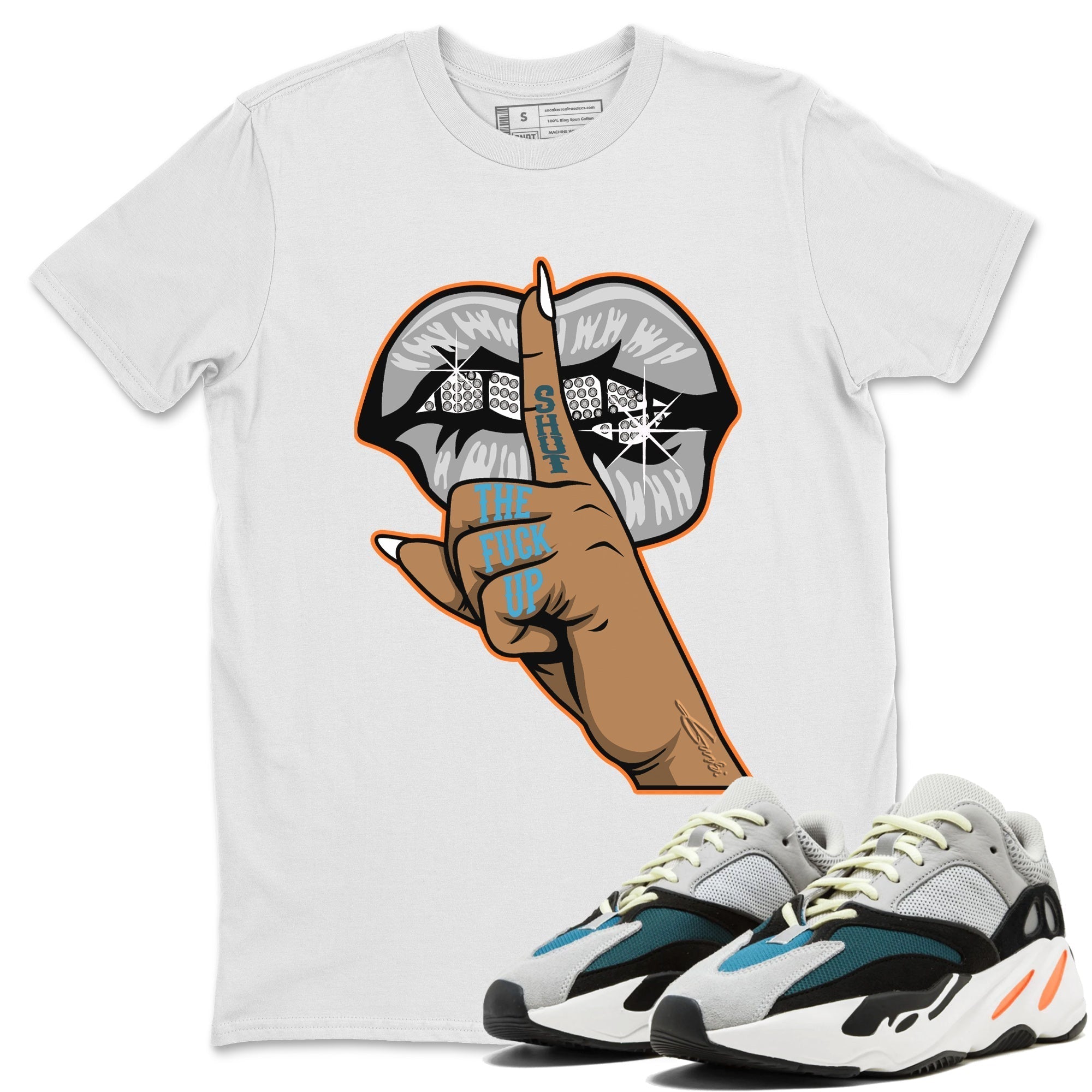 Yeezy 700 Wave Runner Shirt To Match Jordans Lips Hand Sneaker Tees Yeezy 700 Wave Runner Drip Gear Zone Sneaker Matching Clothing Unisex Shirts