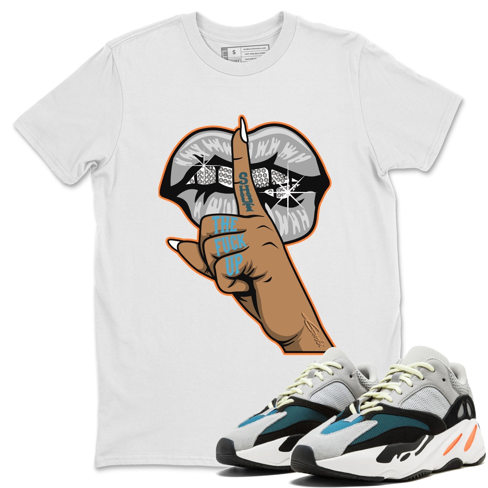 Yeezy 700 Wave Runner Shirt To Match Jordans Lips Hand Sneaker Tees Yeezy 700 Wave Runner Drip Gear Zone Sneaker Matching Clothing Unisex Shirts