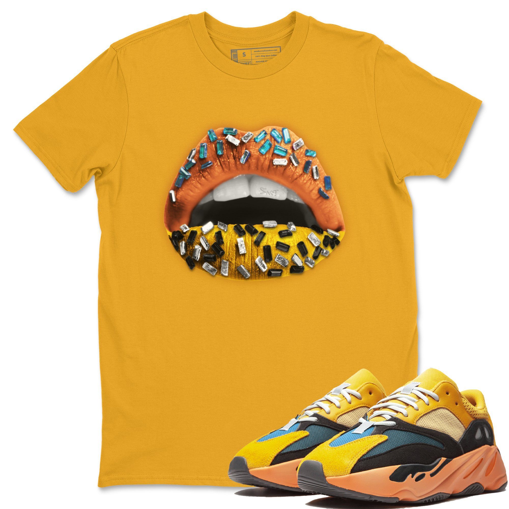 Yeezy 700 Sun Shirt To Match Jordans Lips Jewel Sneaker Tees Yeezy 700 Sun Drip Gear Zone Sneaker Matching Clothing Unisex Shirts