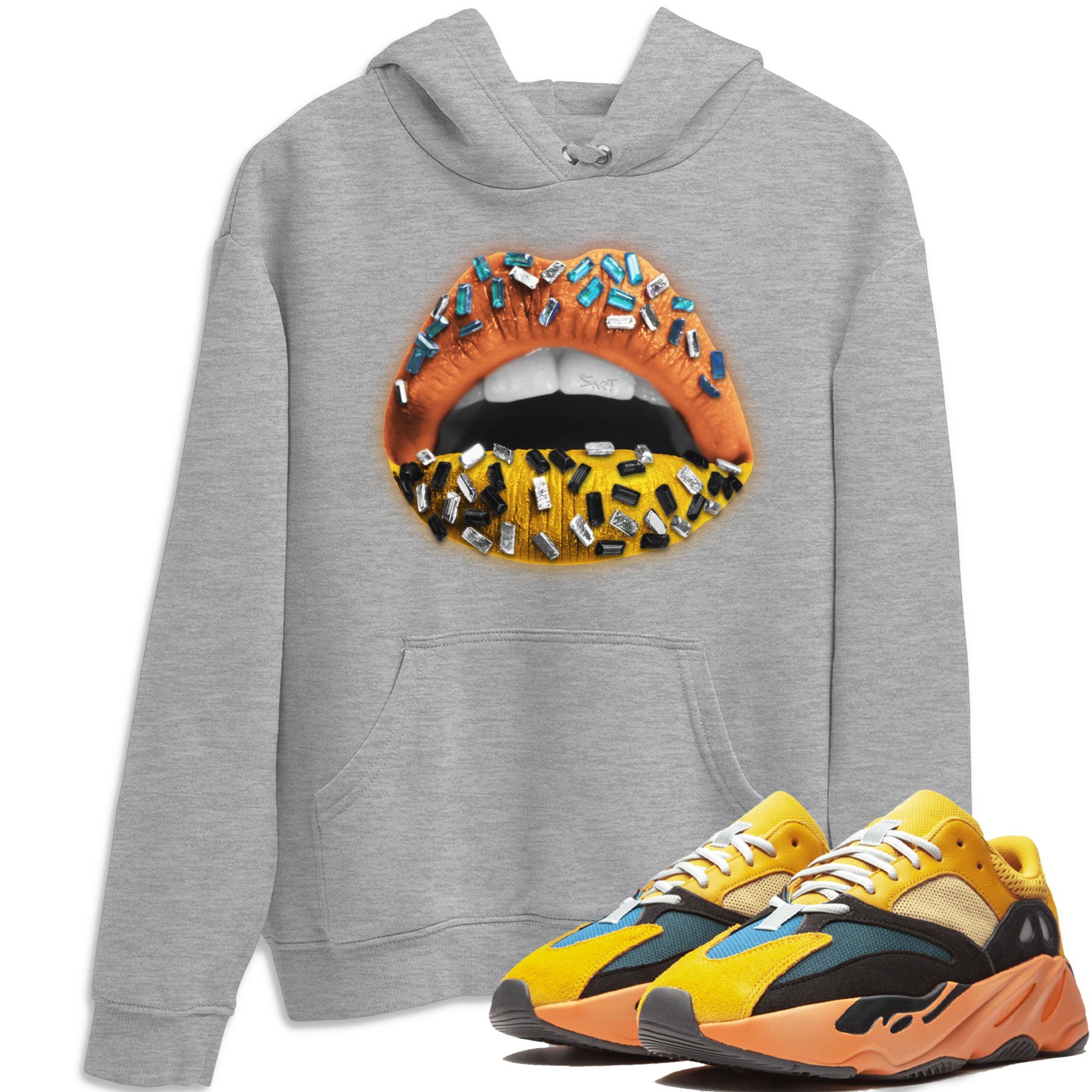 Yeezy 700 Sun Shirt To Match Jordans Lips Jewel Sneaker Tees Yeezy 700 Sun Drip Gear Zone Sneaker Matching Clothing Unisex Shirts