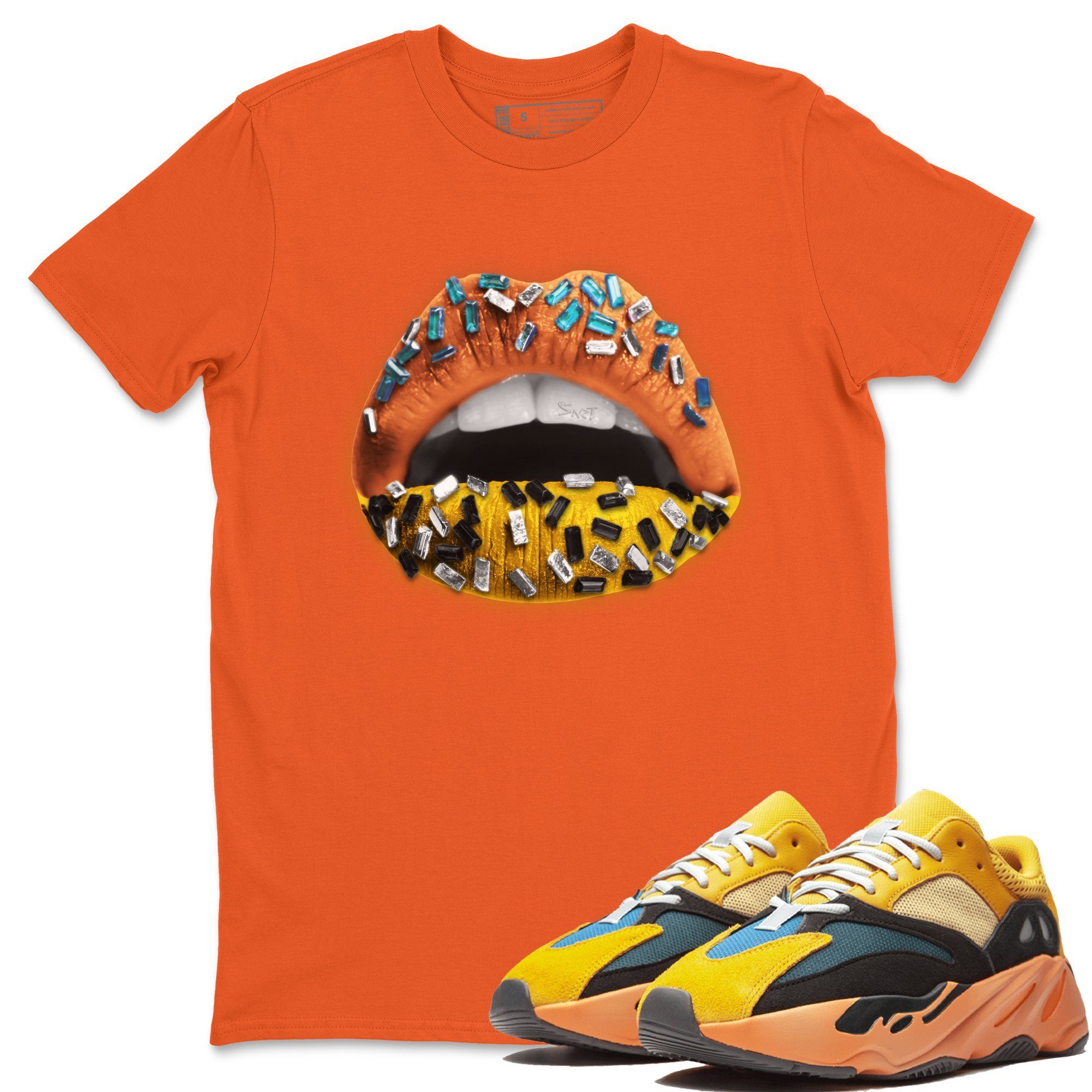Yeezy 700 Sun Shirt To Match Jordans Lips Jewel Sneaker Tees Yeezy 700 Sun Drip Gear Zone Sneaker Matching Clothing Unisex Shirts