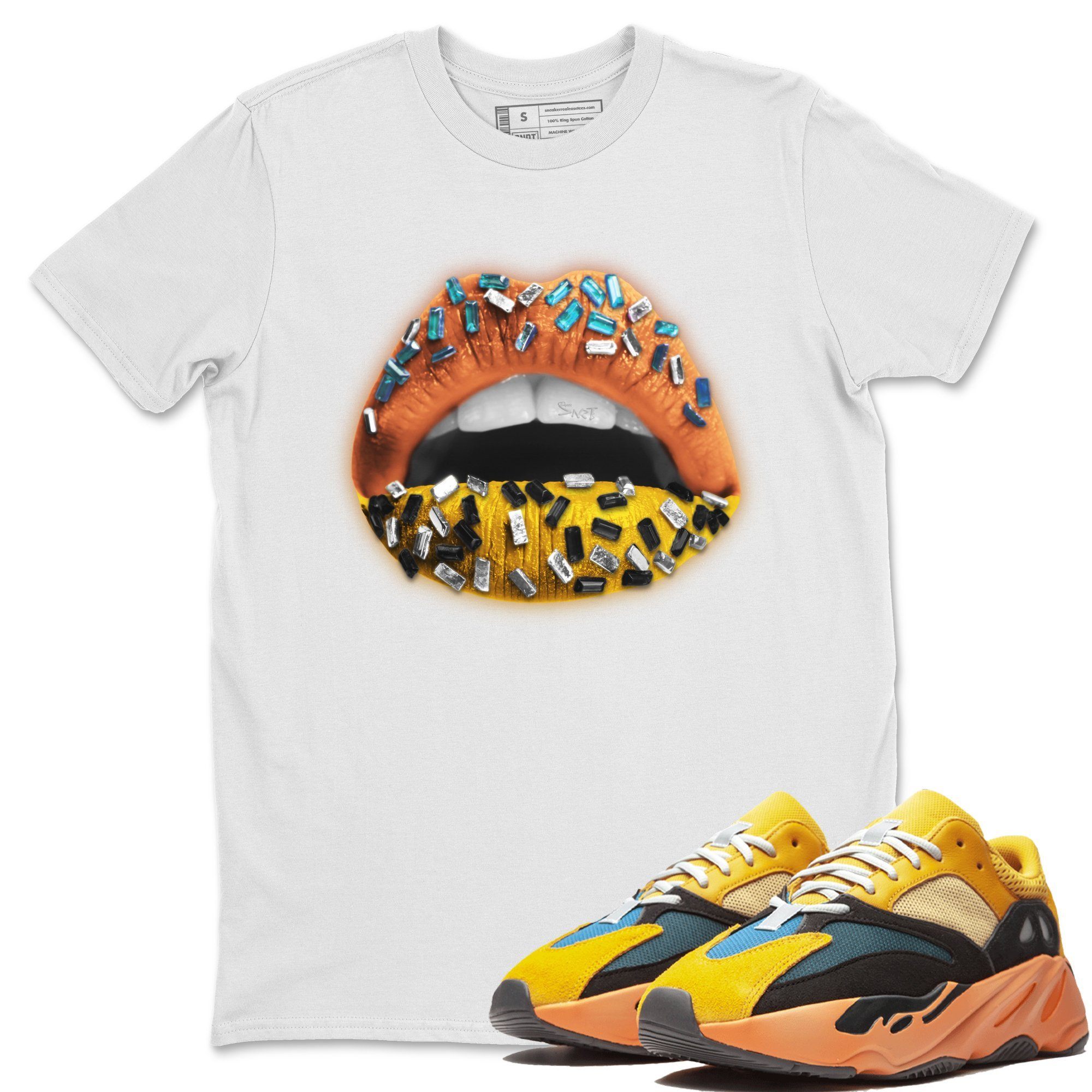 Yeezy 700 Sun Shirt To Match Jordans Lips Jewel Sneaker Tees Yeezy 700 Sun Drip Gear Zone Sneaker Matching Clothing Unisex Shirts