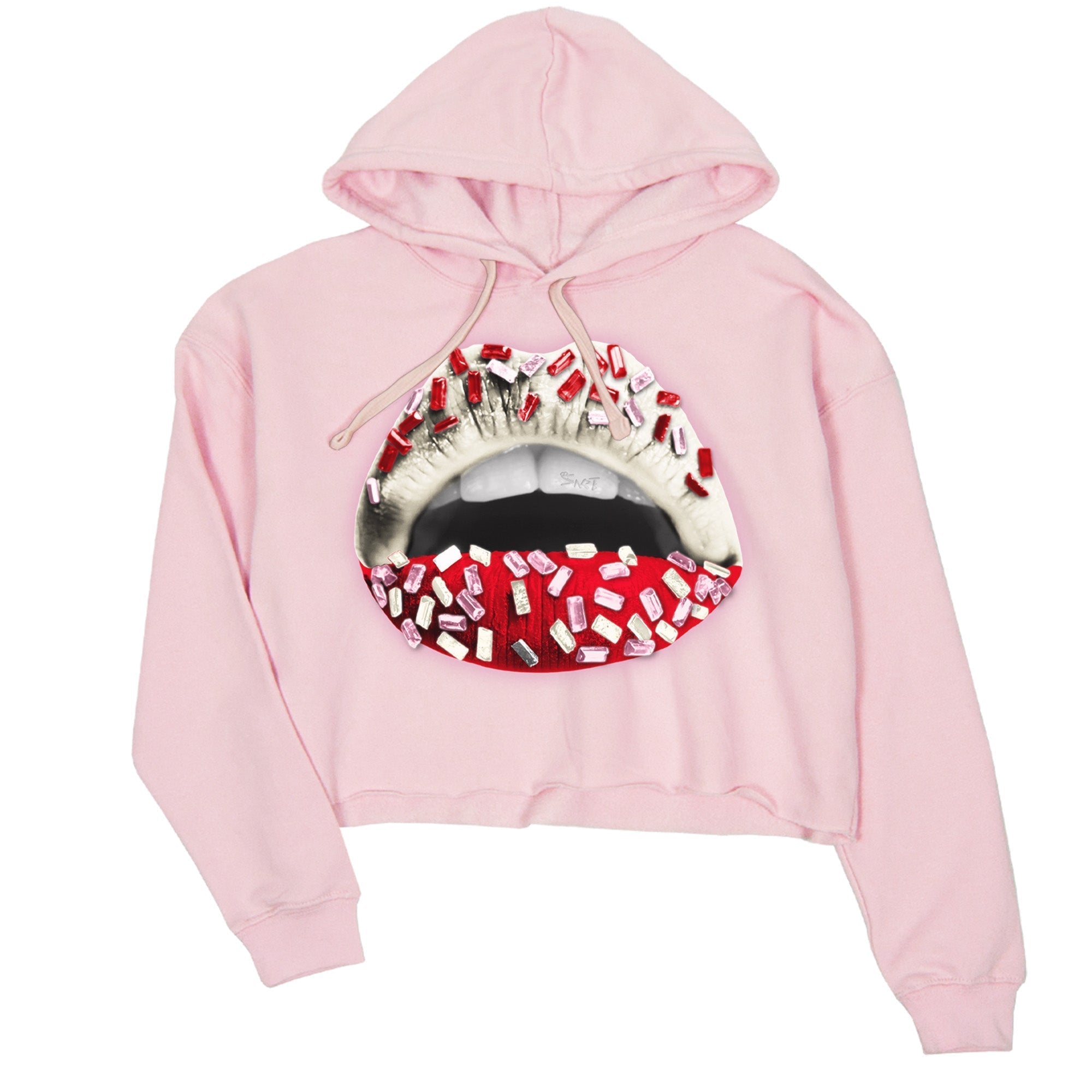 Air Force 1 Valentines Day Sneaker Match Tees Lips Jewel Sneaker Tees Air Force 1 Valentines Day Jordan to match sneaker T-Shirt Women's Shirts