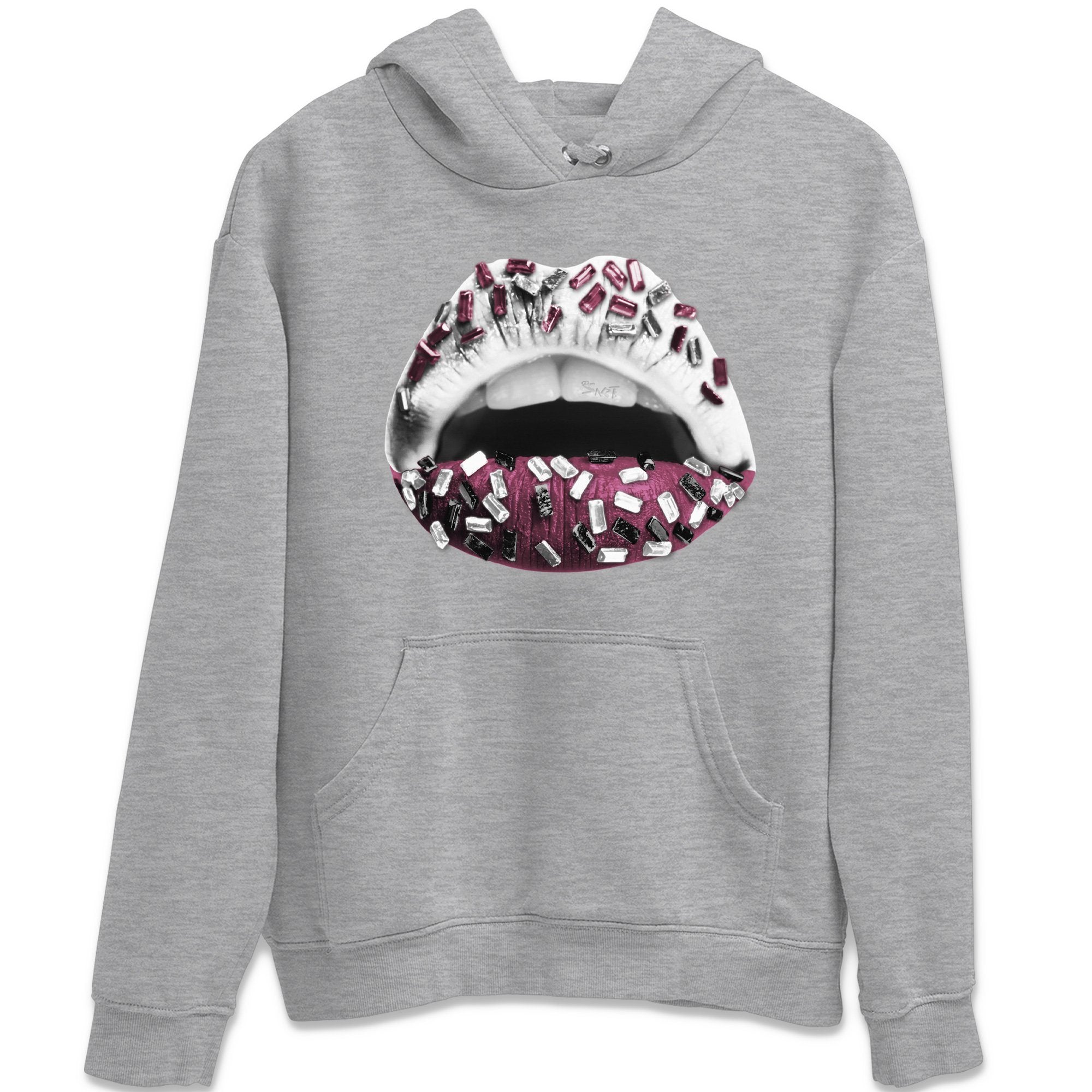 Jordan 1 Bordeaux Sneaker Matching T-Shirt Lips Jewel Sneaker Tees Jordan 1 Bordeaux Sneaker Release Tees Crew Neck Tees